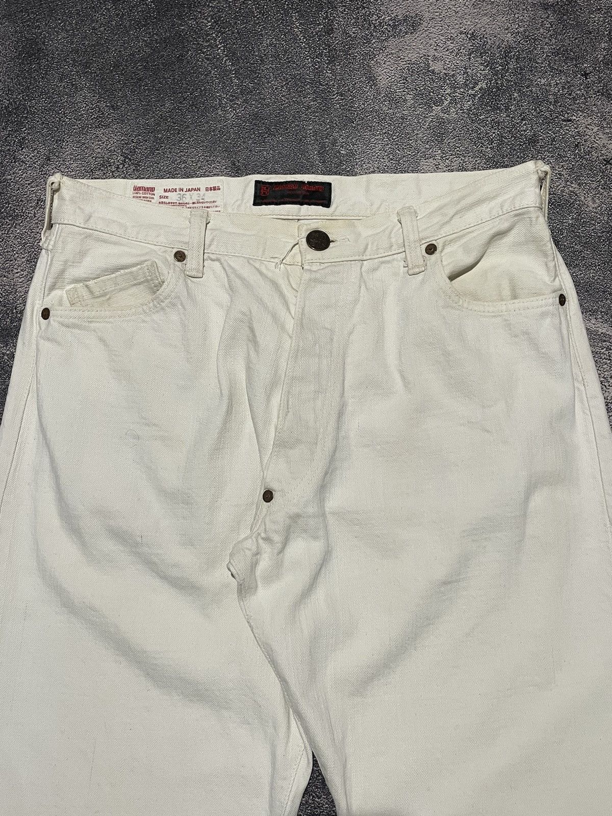 Evisu Evisu Yamane Denim White Selvedge Distresed Size US 34 / EU 50 - 7 Thumbnail