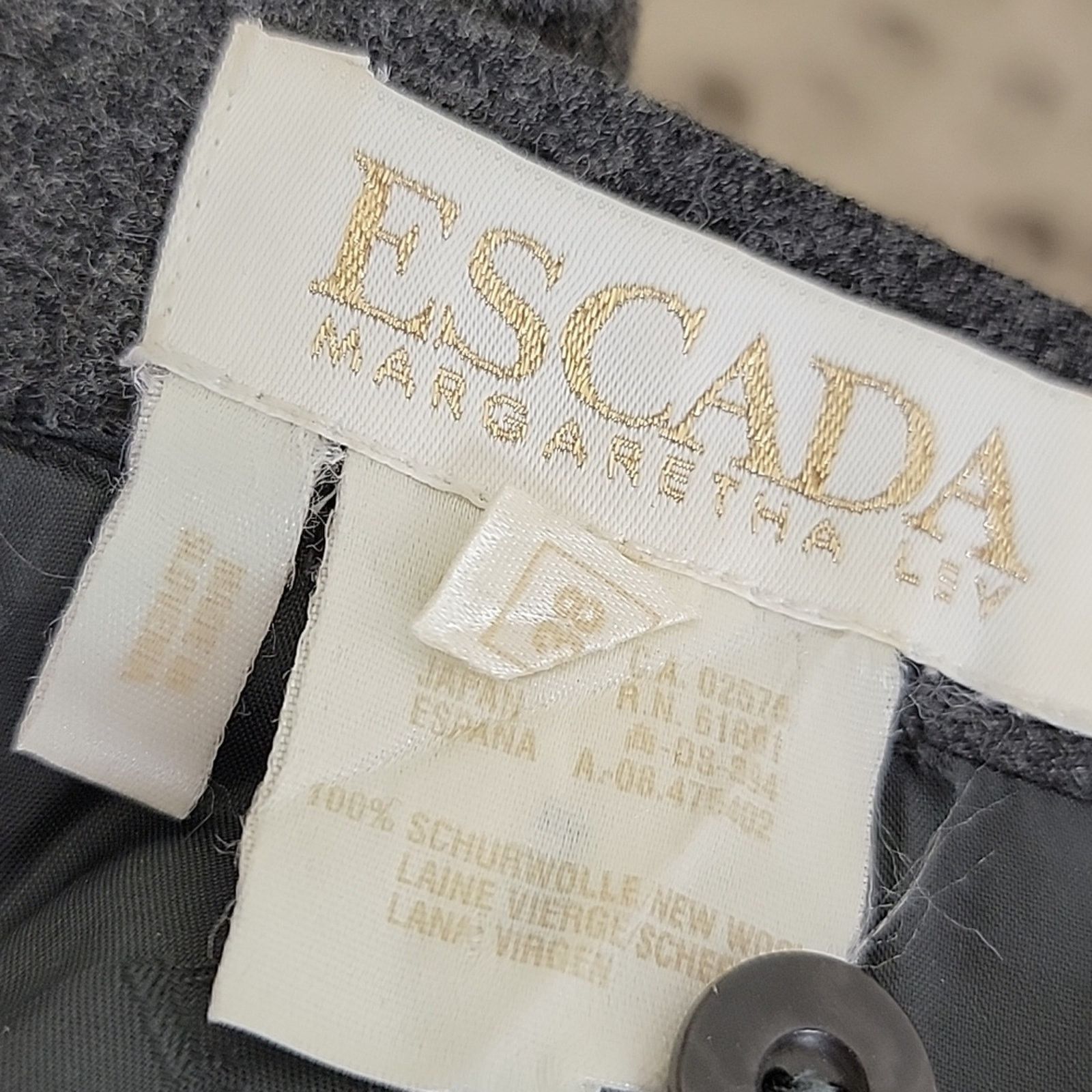 Escada Escada 100% Pure Wool Pencil Skirt size 38 Size 28" / US 6 / IT 42 - 8 Thumbnail