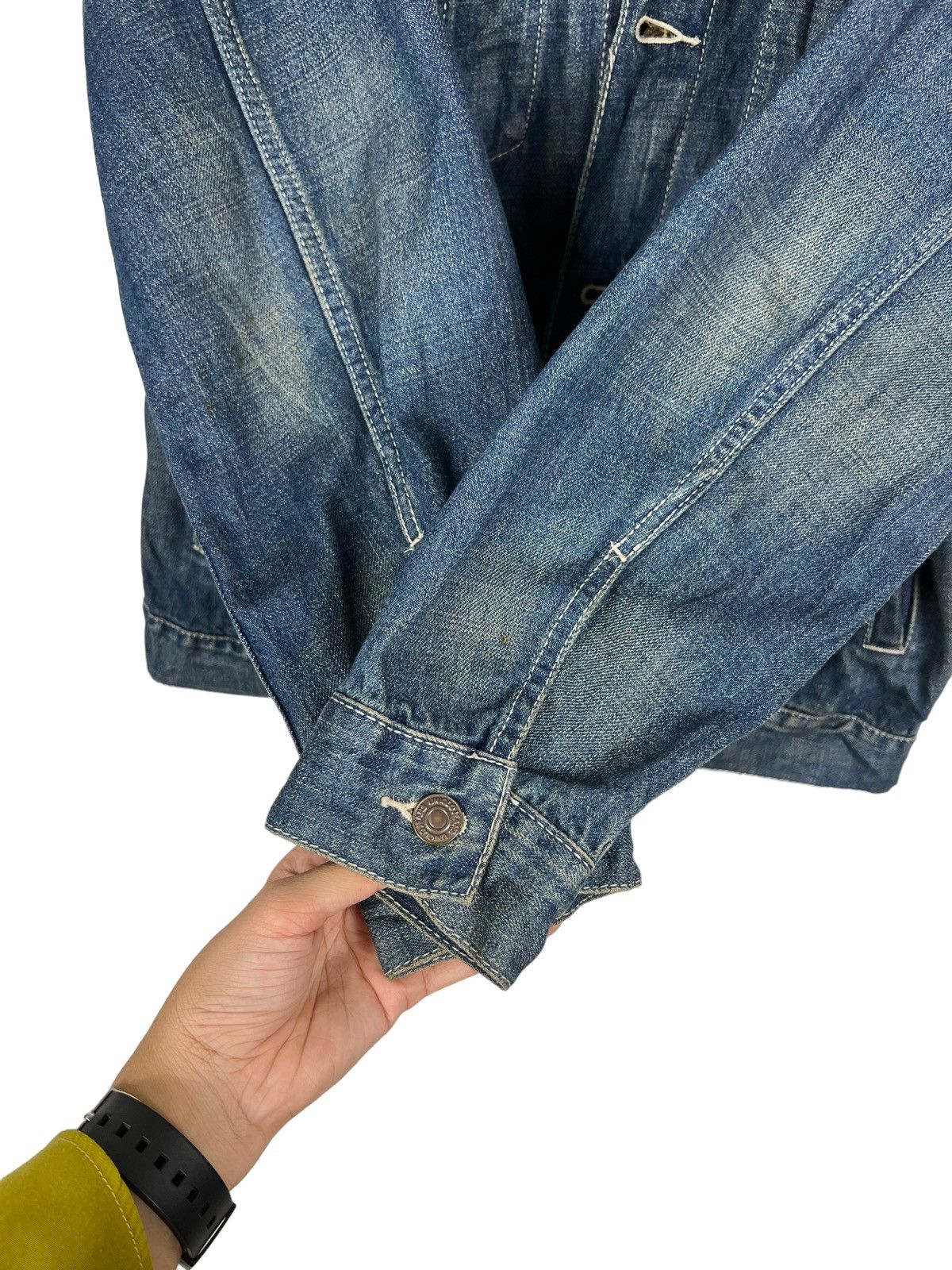 45rpm 🔥 00s JAPANESE RING DENIM TRUCKER JACKET MADE IN JAPAN Size US M / EU 48-50 / 2 - 12 Thumbnail