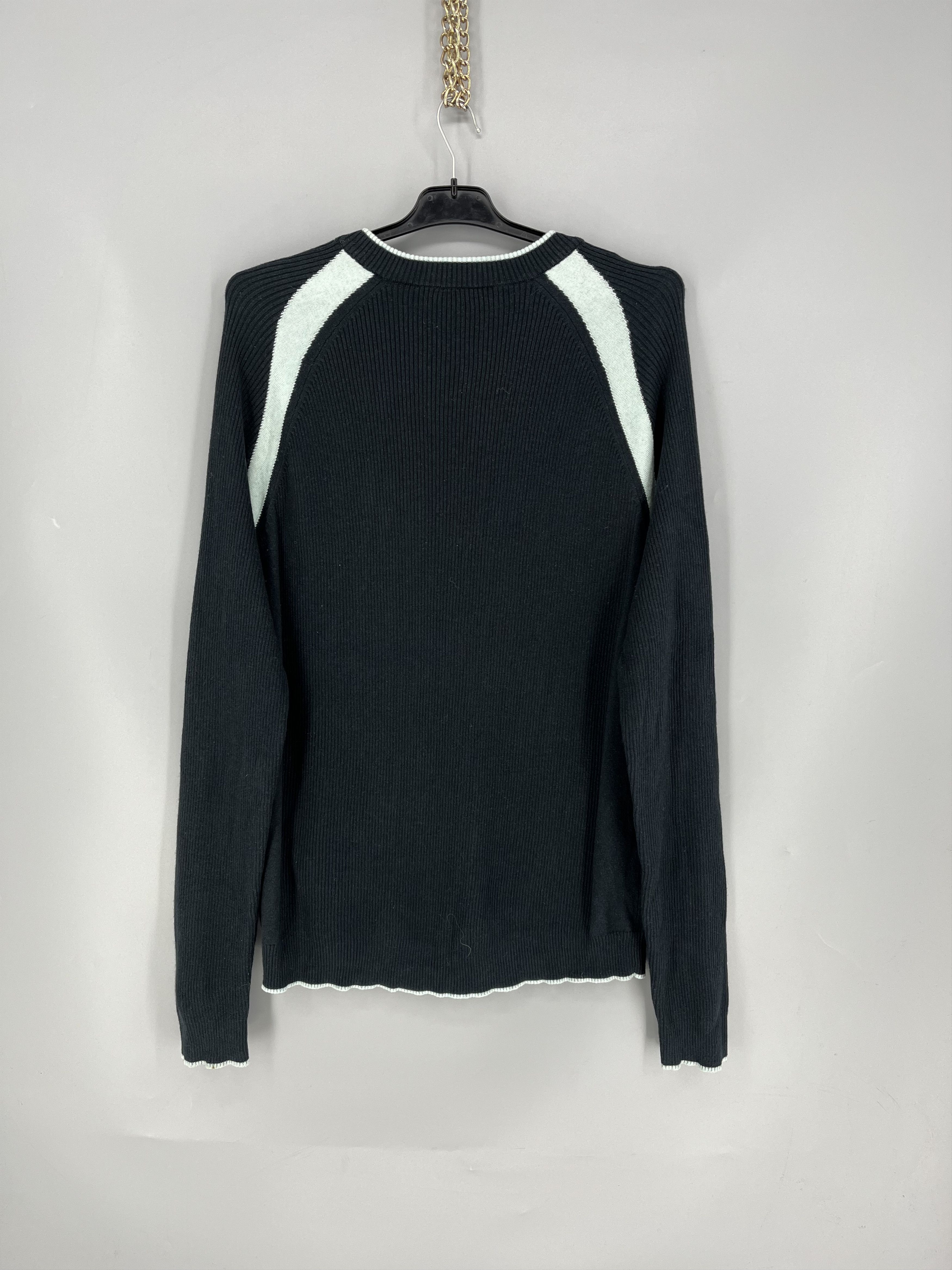 Dolce & Gabbana D&G Dolce & Gabbana Ribbed Henley Sweater Mens XXL Cotton Size US XXL / EU 58 / 5 - 12 Thumbnail