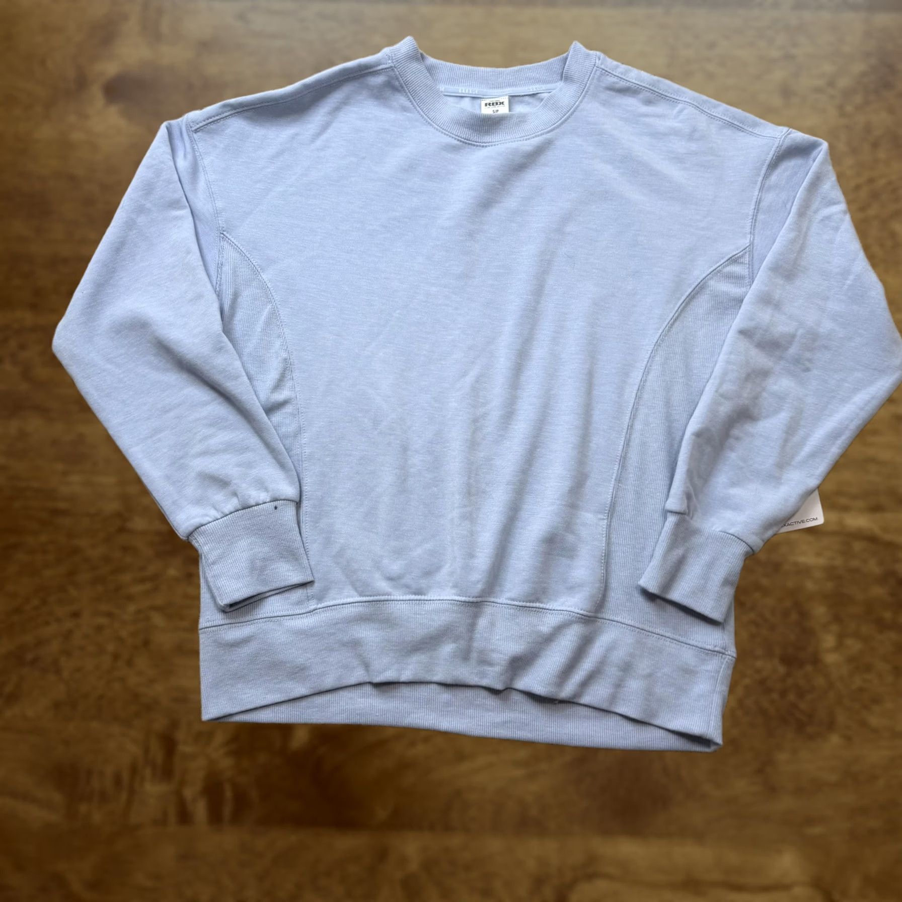 Vintage RBX Sweatshirt Womens Small Blue Knit Crewneck Pullover Activewear Size S / US 4 / IT 40 - 1 Thumbnail