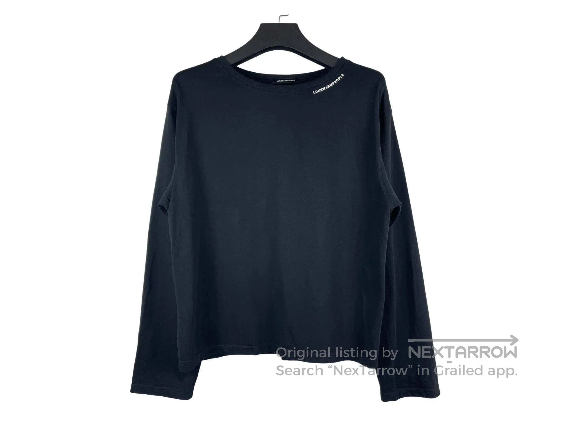 Other Lukewarmpeople Black Letter Long Sleeve Size US M / EU 48-50 / 2 - 1 Thumbnail