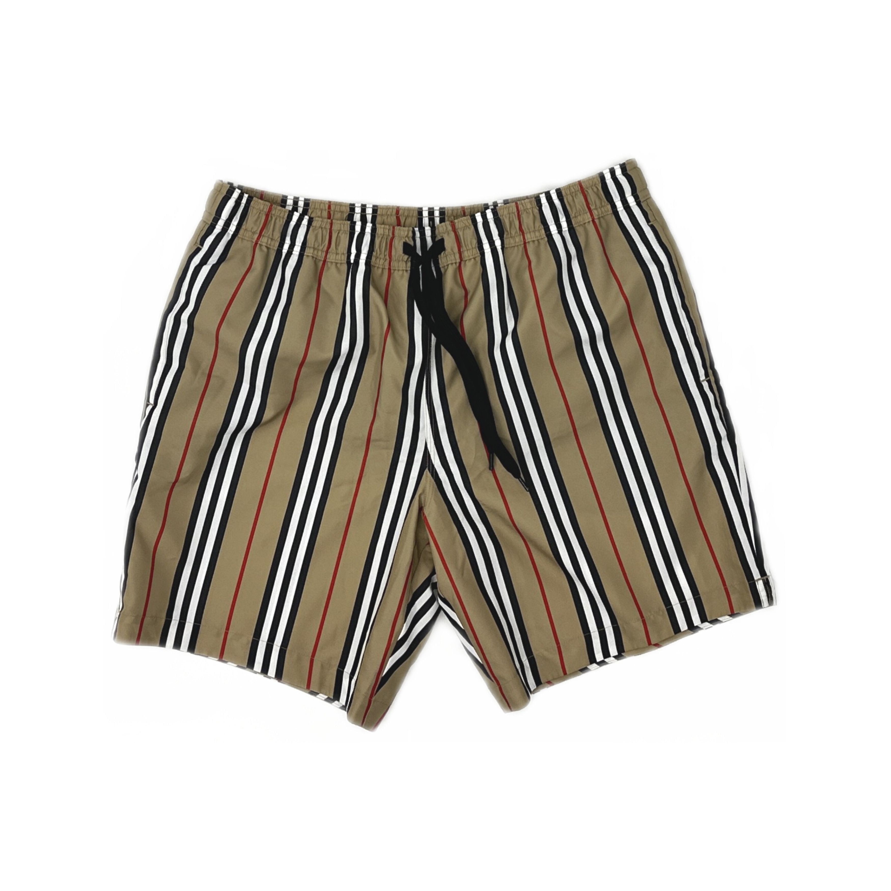 Burberry Burberry Archive Beige Striped Swim Shorts Size M Size US 32 / EU 48 - 1 Thumbnail