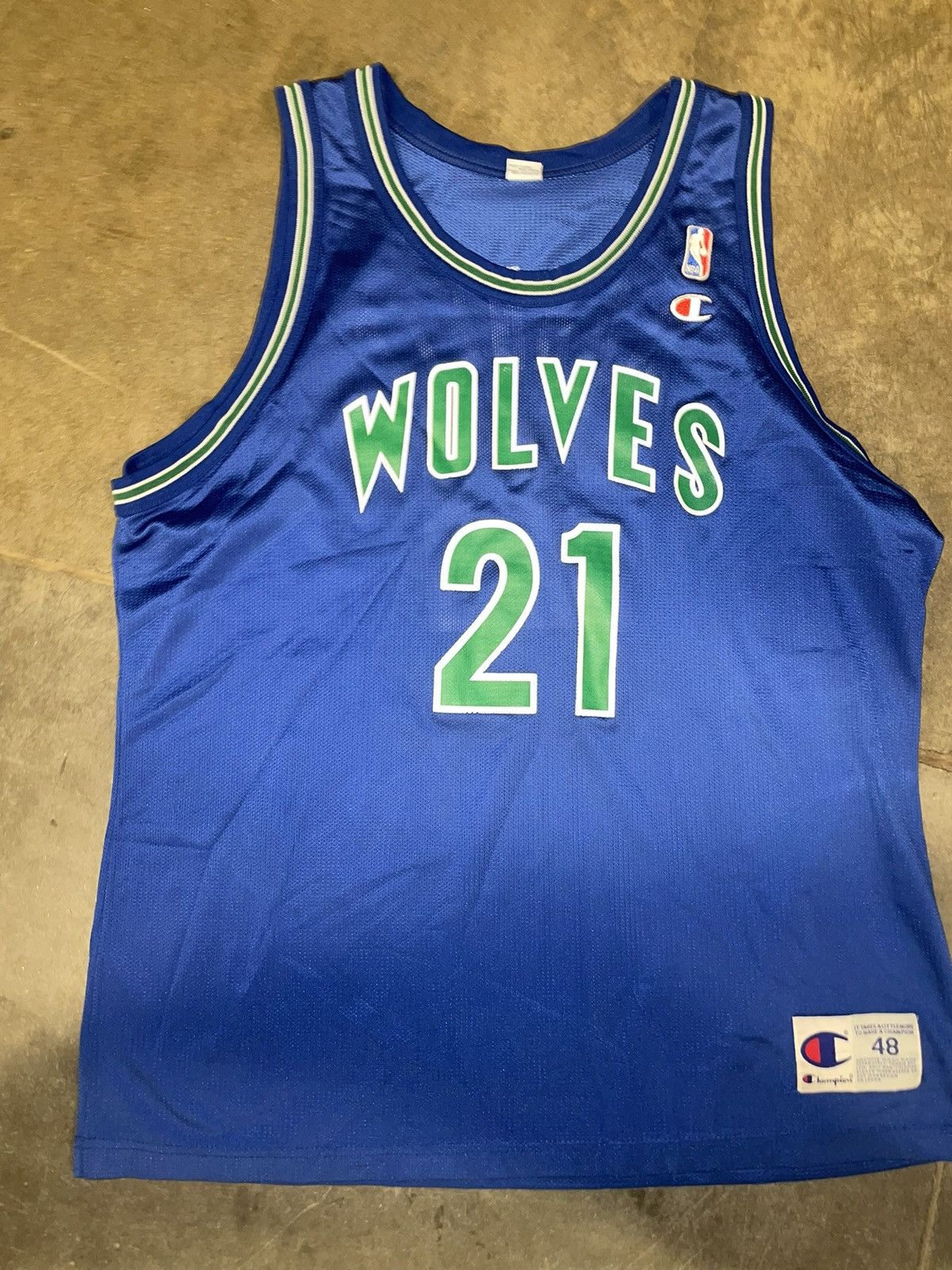 NBA Vintage Kevin Garnett Minnesota timberwolves jersey Size US M / EU 48-50 / 2 - 2 Thumbnail