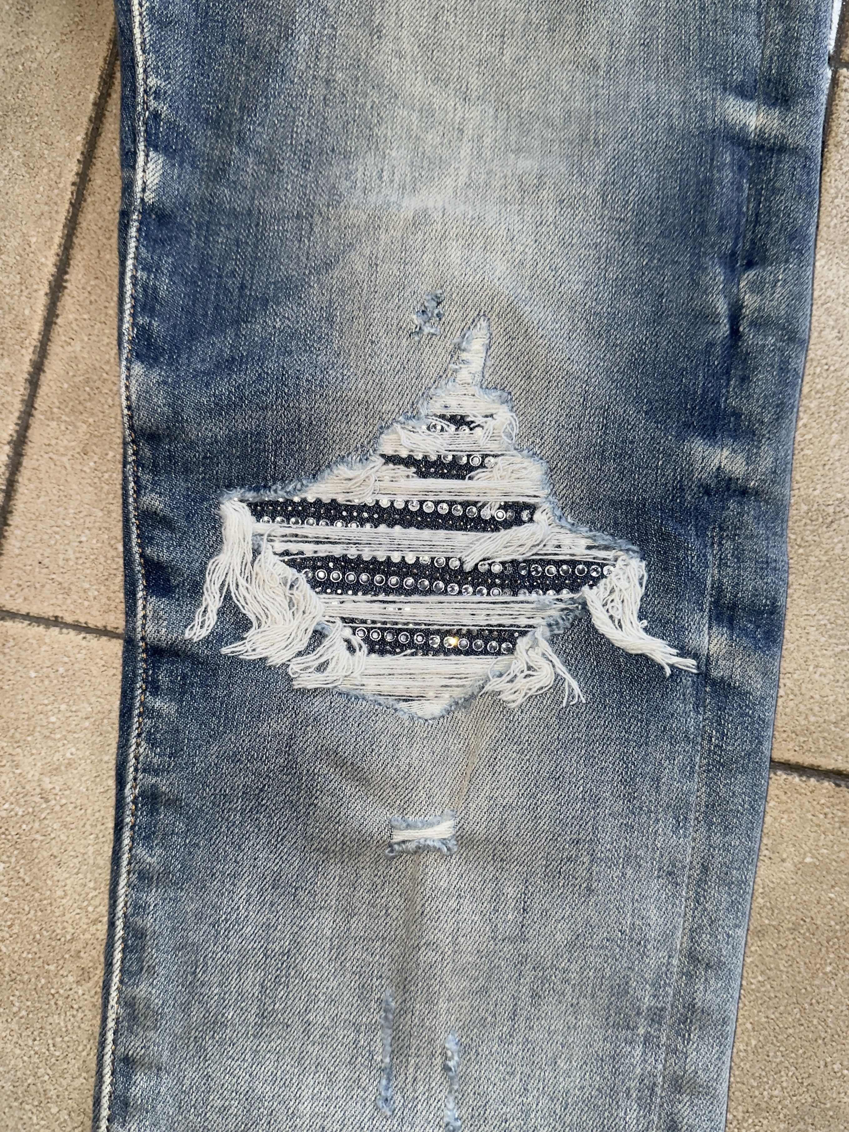 Amiri Amiri Crystal MX1 Jeans Size US 30 / EU 46 - 4 Thumbnail