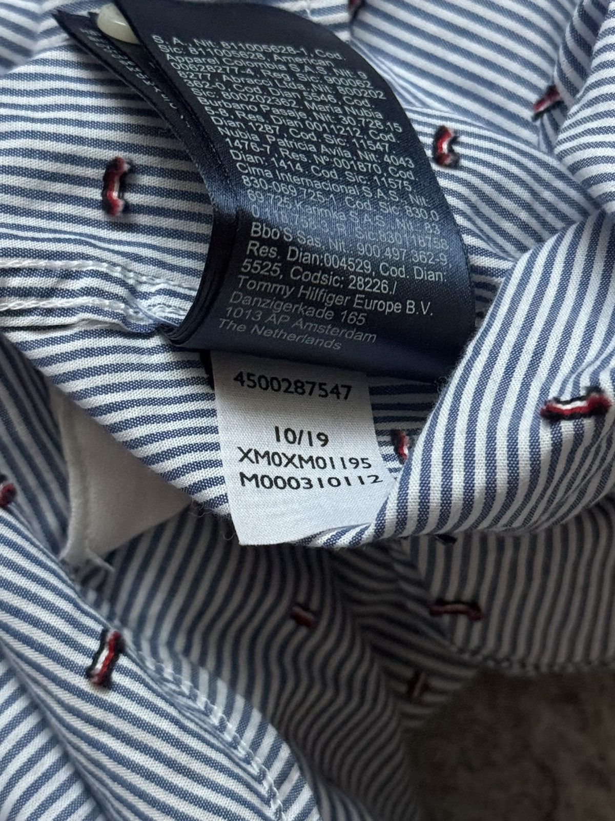 Designer × Tommy Hilfiger Tommy Hilfiger monogram striped shirt button up long sleeve Size US M / EU 48-50 / 2 - 9 Thumbnail