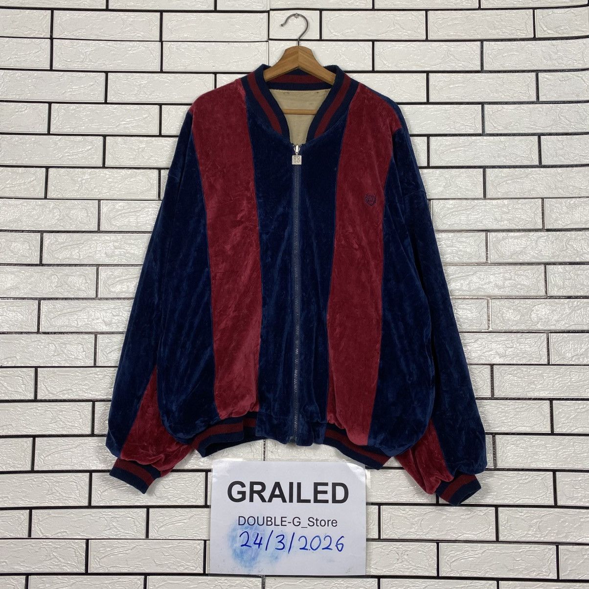 Givenchy Vintage Velvet Reversible Bomber Jacket Givenchy Size US XL / EU 56 / 4 - 1 Thumbnail