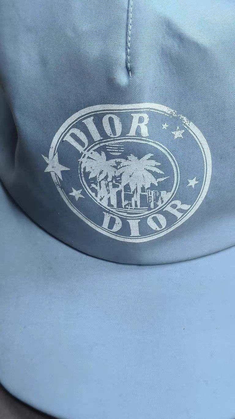 Dior Dior Sky Blue Coconut Tree Baseball Cap K2 Size ONE SIZE - 3 Thumbnail