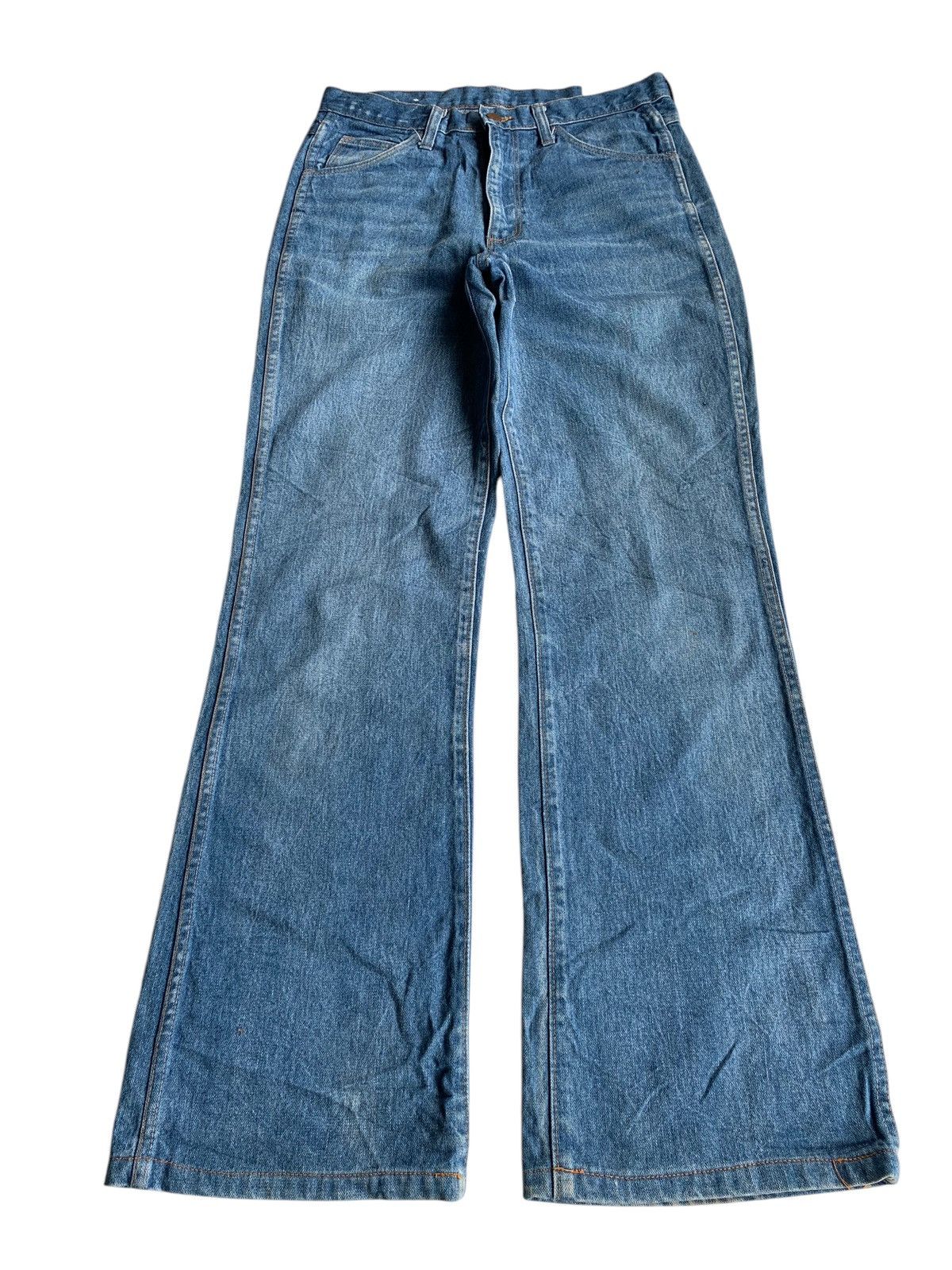 If Six Was Nine × Kapital × Wrangler VINTAGE FLARE WRANGLER JAPANESE PUNK STYLE DENIM JEANS🎌☠️ Size US 29 - 2 Thumbnail