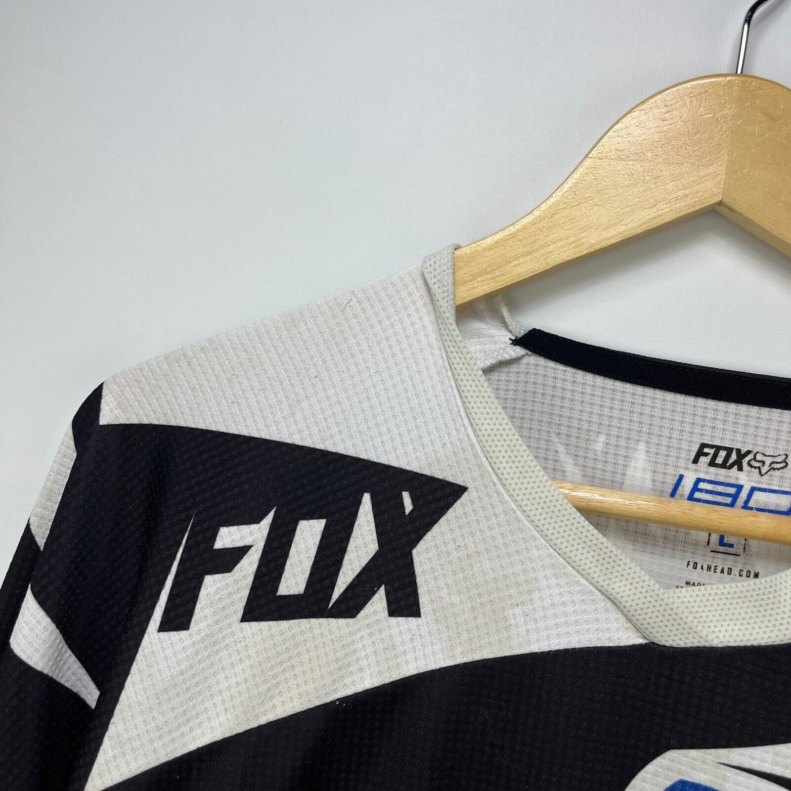 Fox Racing × Vintage Vintage Y2K Fox Racing Motorsport Long Sleeve Jersey Large Size US L / EU 52-54 / 3 - 4 Thumbnail