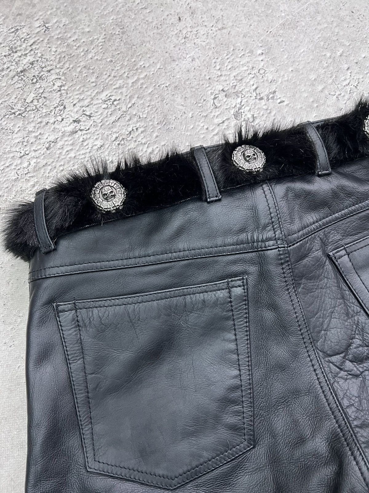 Hysteric Glamour × If Six Was Nine VINTAGE AVANT-GARDE GOTHIC LEATHER BELT RICK OWENS STYLE Size ONE SIZE - 12 Thumbnail