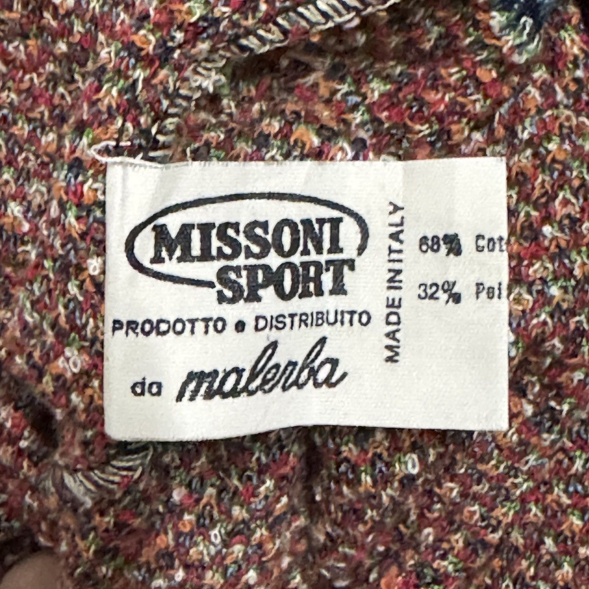 Missoni Vintage Missoni Sport Abstract Knit Sweater - 90s - M Size US L / EU 52-54 / 3 - 9 Thumbnail