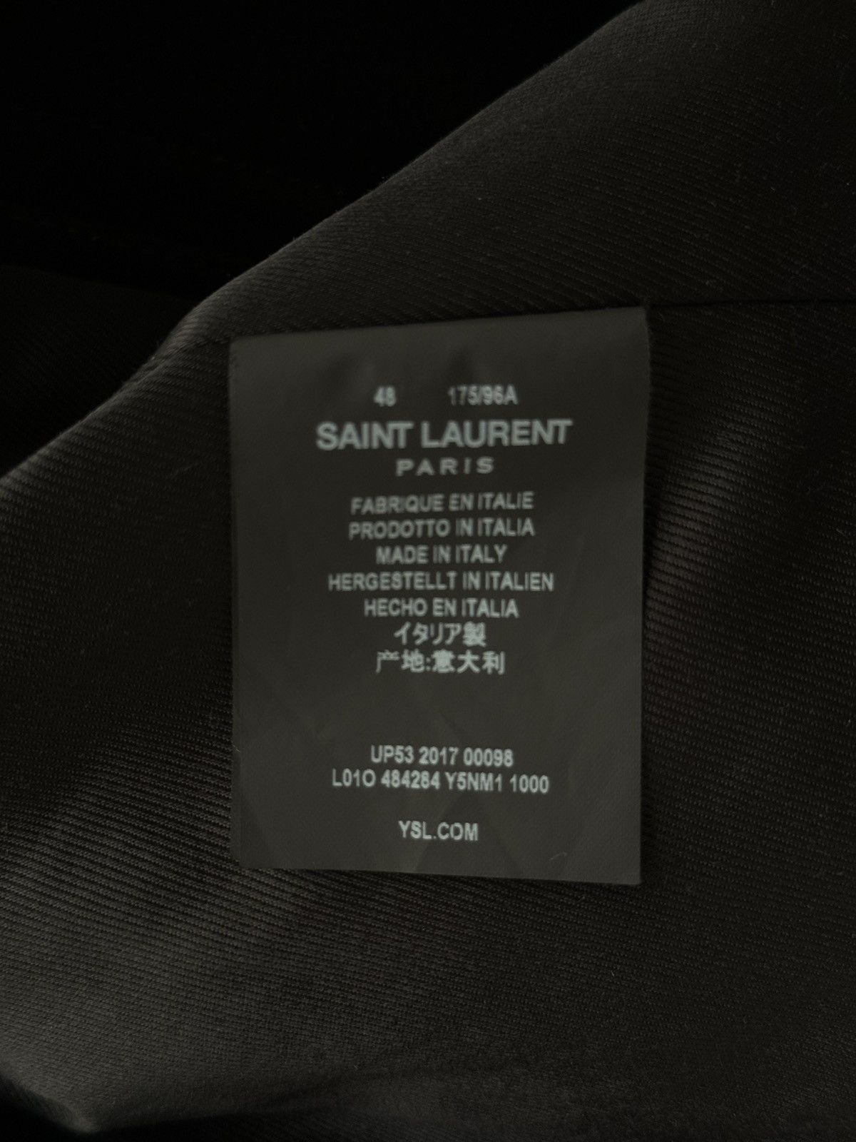 Saint Laurent Paris Saint Laurent Leather Jacket L01 Suede 48 Size US M / EU 48-50 / 2 - 5 Thumbnail