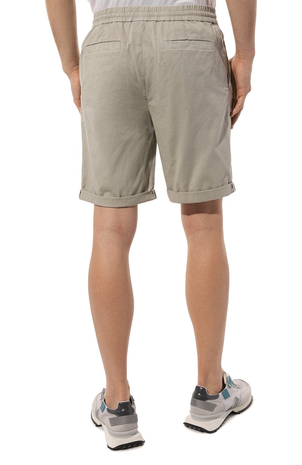 Brunello Cucinelli BRUNELLO CUCINELLI light green cotton bermuda shorts 40 56 Size US 40 / EU 56 - 2 Thumbnail