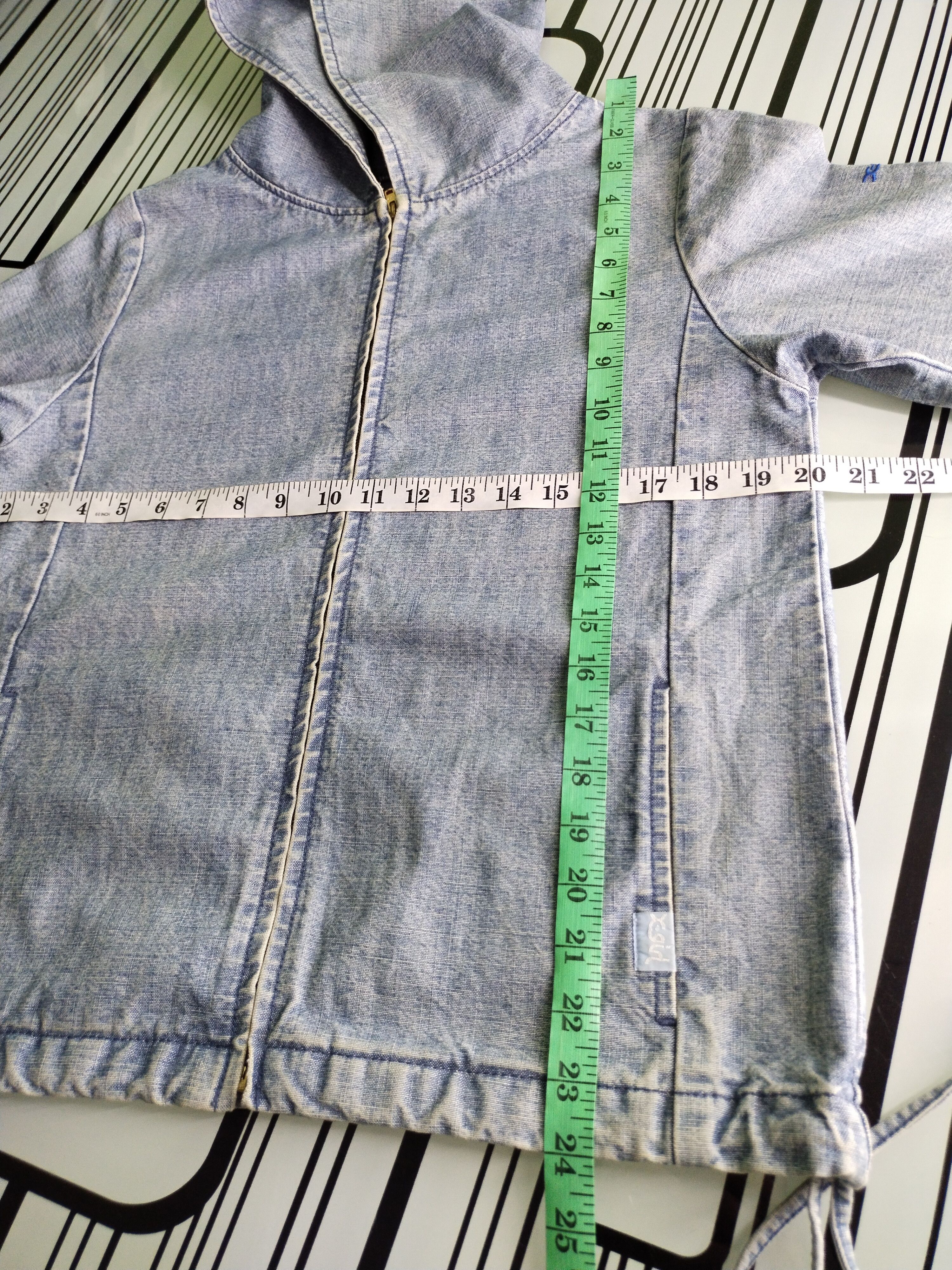 Japanese Brand Vintage X-Girl Japanese Brand Wash Acid Wash Hoodie Jacket Size US M / EU 48-50 / 2 - 13 Thumbnail