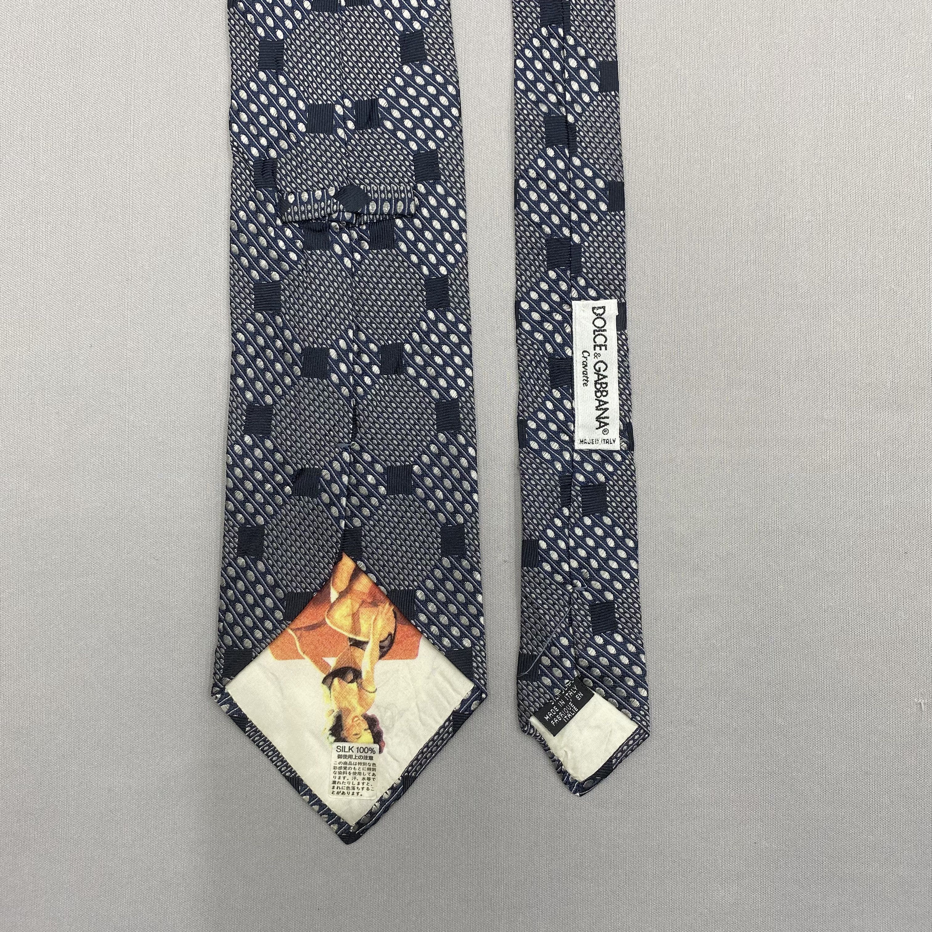 Dolce & Gabbana Vintage Dolce & Gabbana SILK Necktie Cravate Pure Silk Size ONE SIZE - 6 Thumbnail