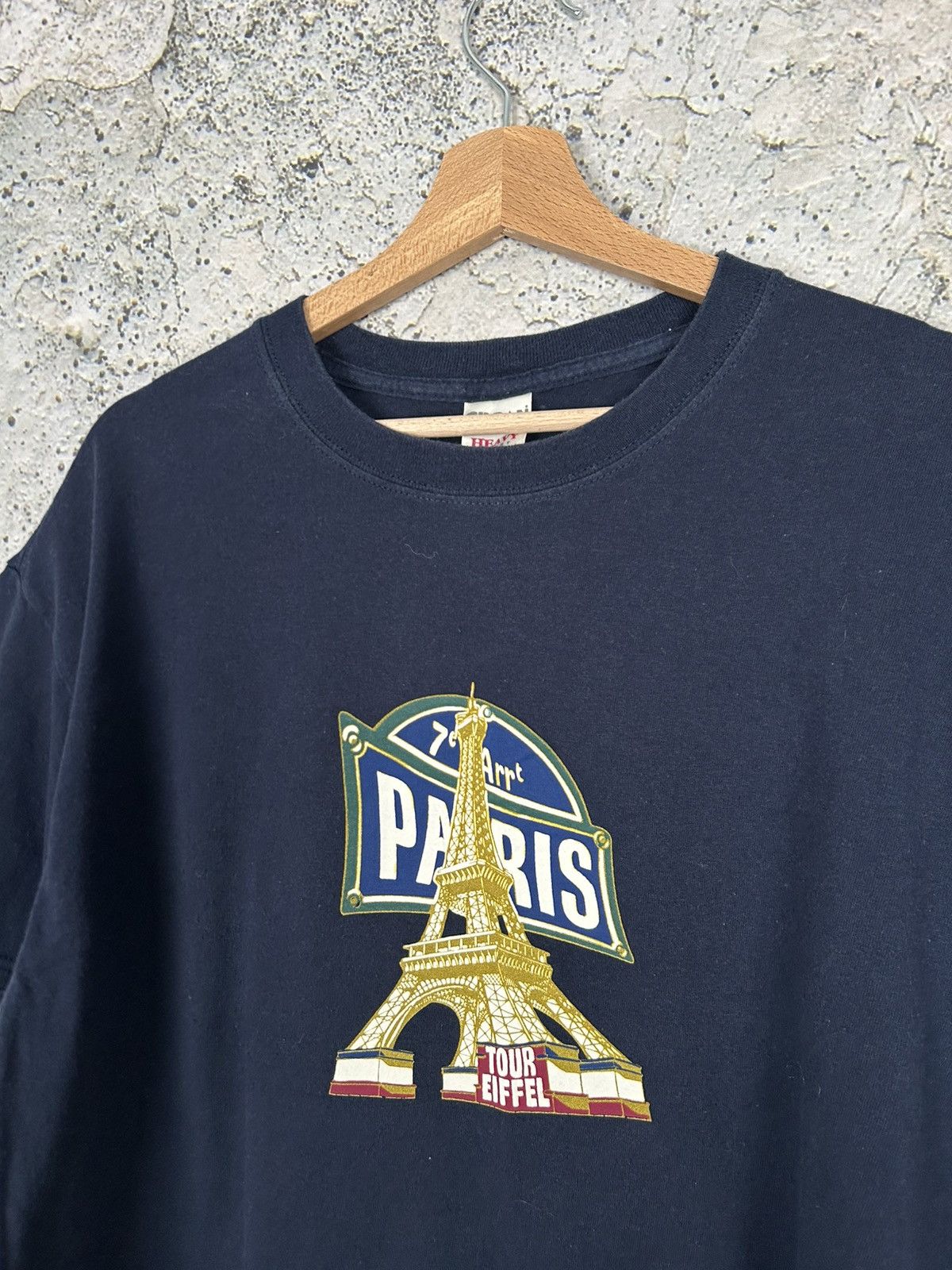 Vintage Vintage Paris Tour Eiffel Graphic Tee Streetwear France Size US L / EU 52-54 / 3 - 3 Thumbnail