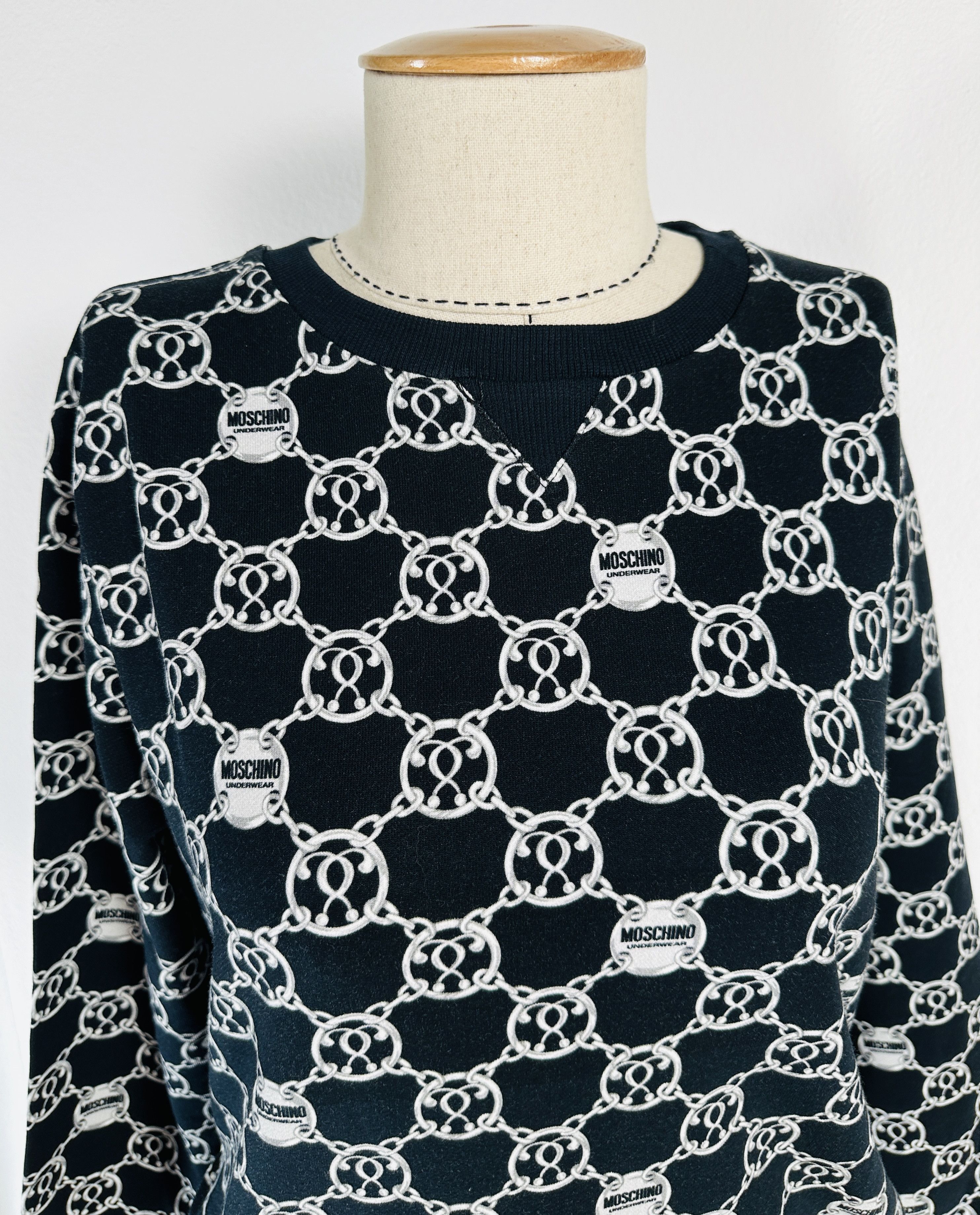 Moschino Mini Sweatshirt Dress Size XS / US 0-2 / IT 36-38 - 2 Thumbnail