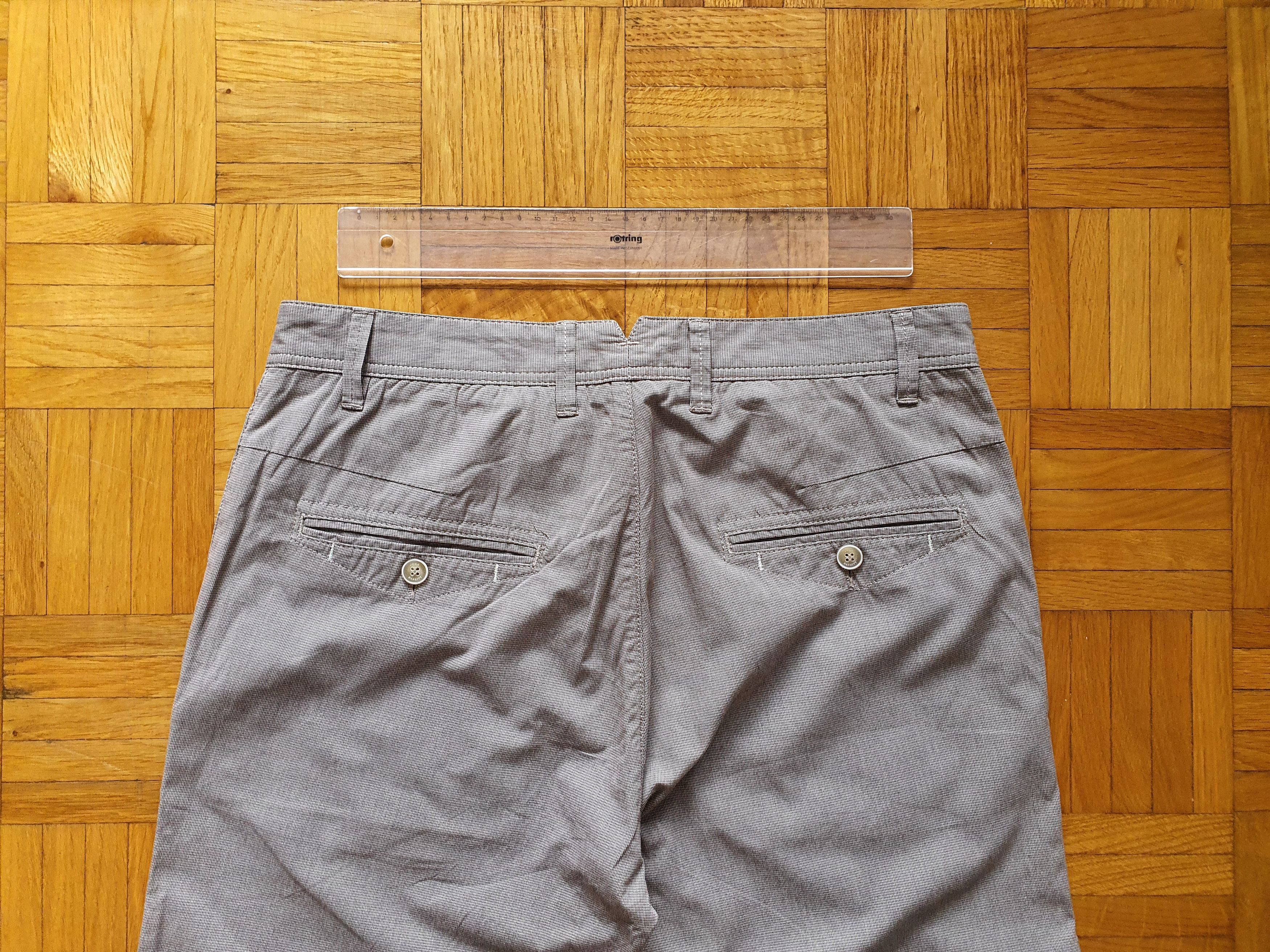 Other JOHN BARRITT - Casual Chinos Trousers - Microcheck, Tapered Size US 30 / EU 46 - 7 Thumbnail