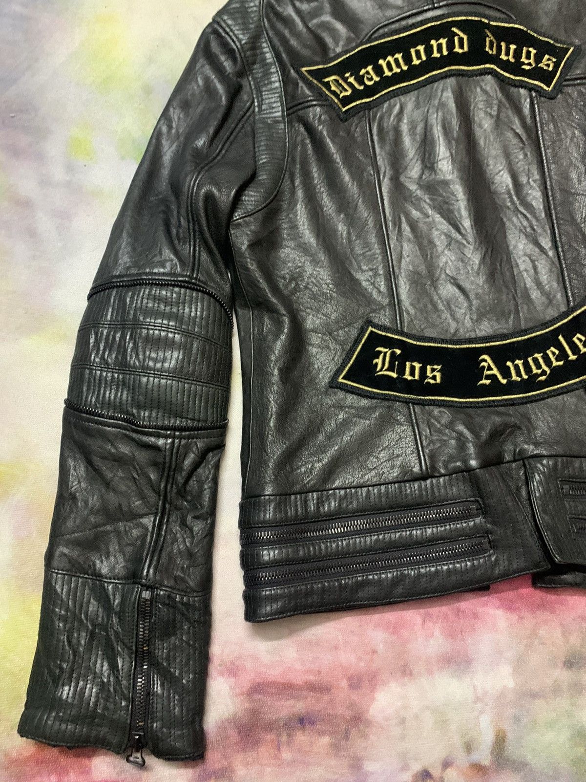 Tornado Mart Diamond Dogs x Cosa Nostra Cyberpunk Cropped Leather Biker Size US S / EU 44-46 / 1 - 16 Thumbnail