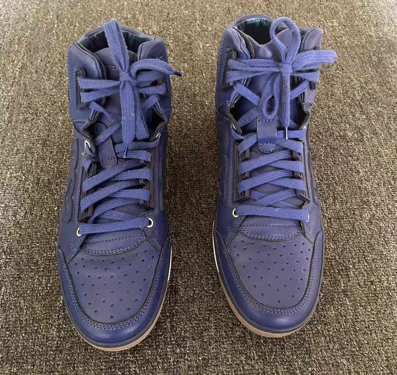 Dsquared2 Dsquared2 High-Top Blue Sneakers Size US 8.5 / EU 41-42 - 4 Thumbnail