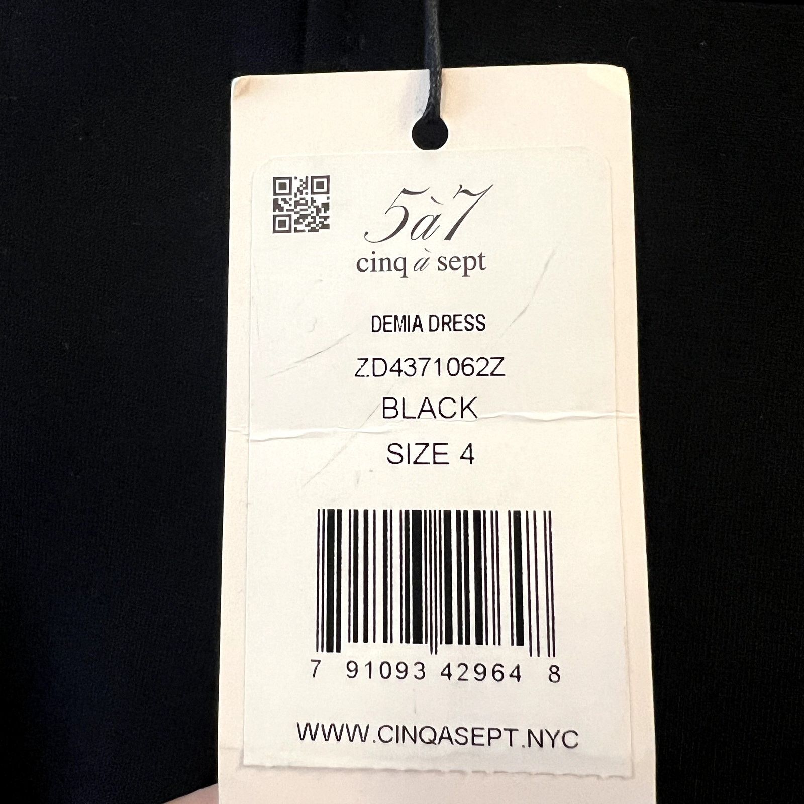 Cinq a Sept cinq a sept demia black knee length dress size 4 Size S / US 4 / IT 40 - 4 Thumbnail