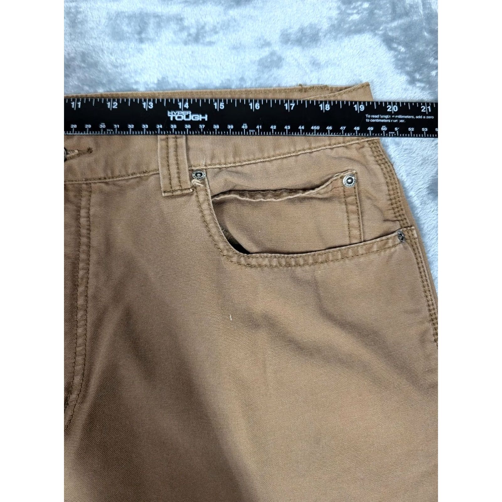 Harley Davidson Harley-Davidson Pants Mens 38x32 Carpenter Relaxed Fit Workwear Brown Size US 38 / EU 54 - 2 Thumbnail