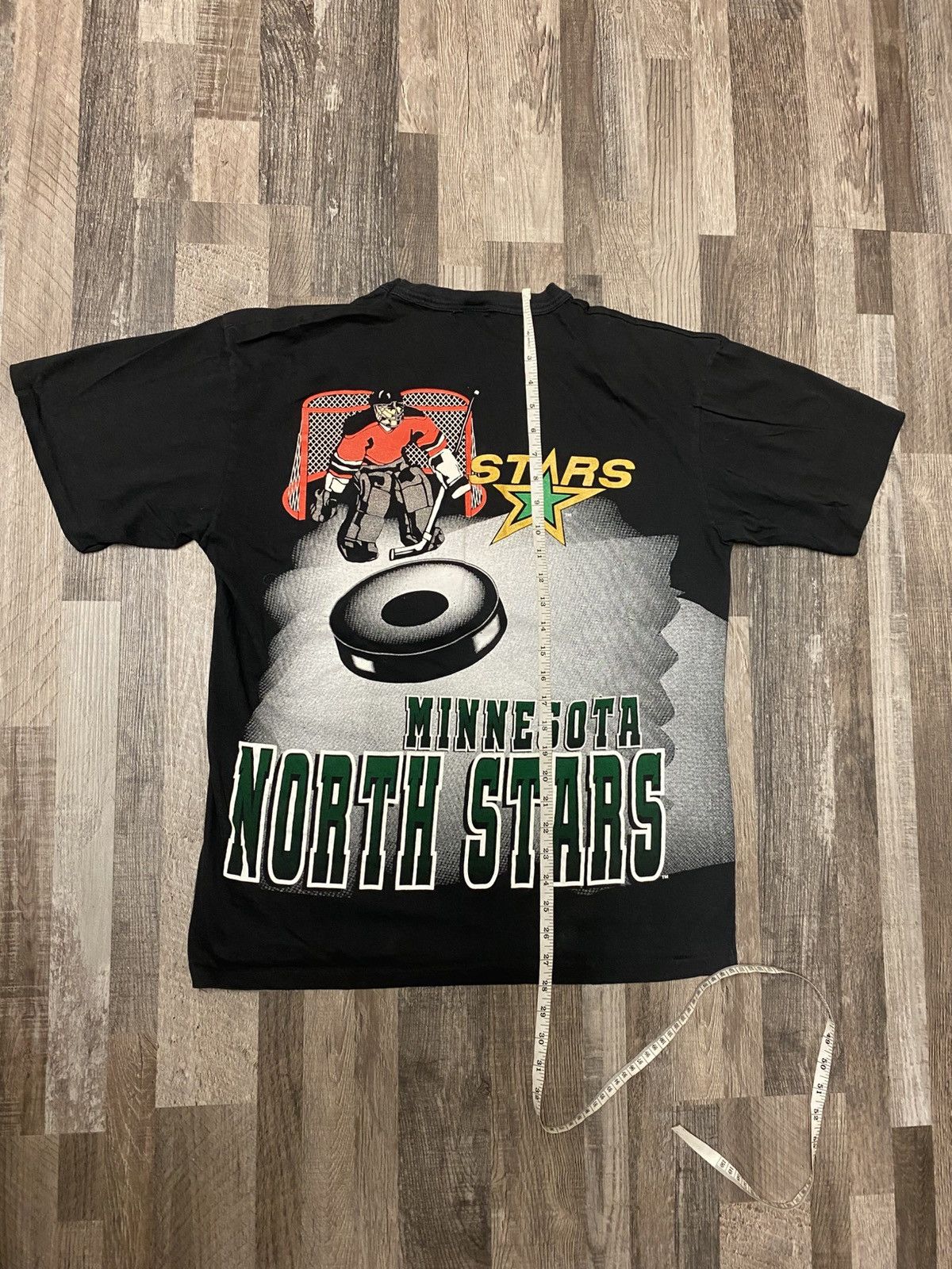 NHL 90’s Minnesota North Stars Single Stitch All Over Print AOP Size US XL / EU 56 / 4 - 8 Thumbnail