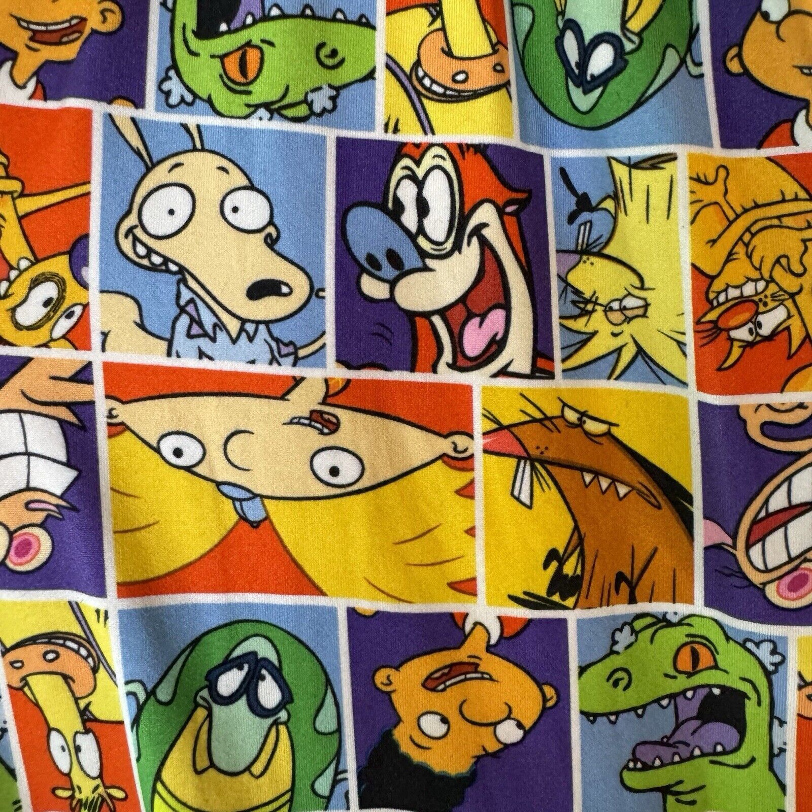 Nickelodeon Nickelodeon Nicktoons L All Over Print Pajama Pants Lounge Size US 29 - 5 Thumbnail