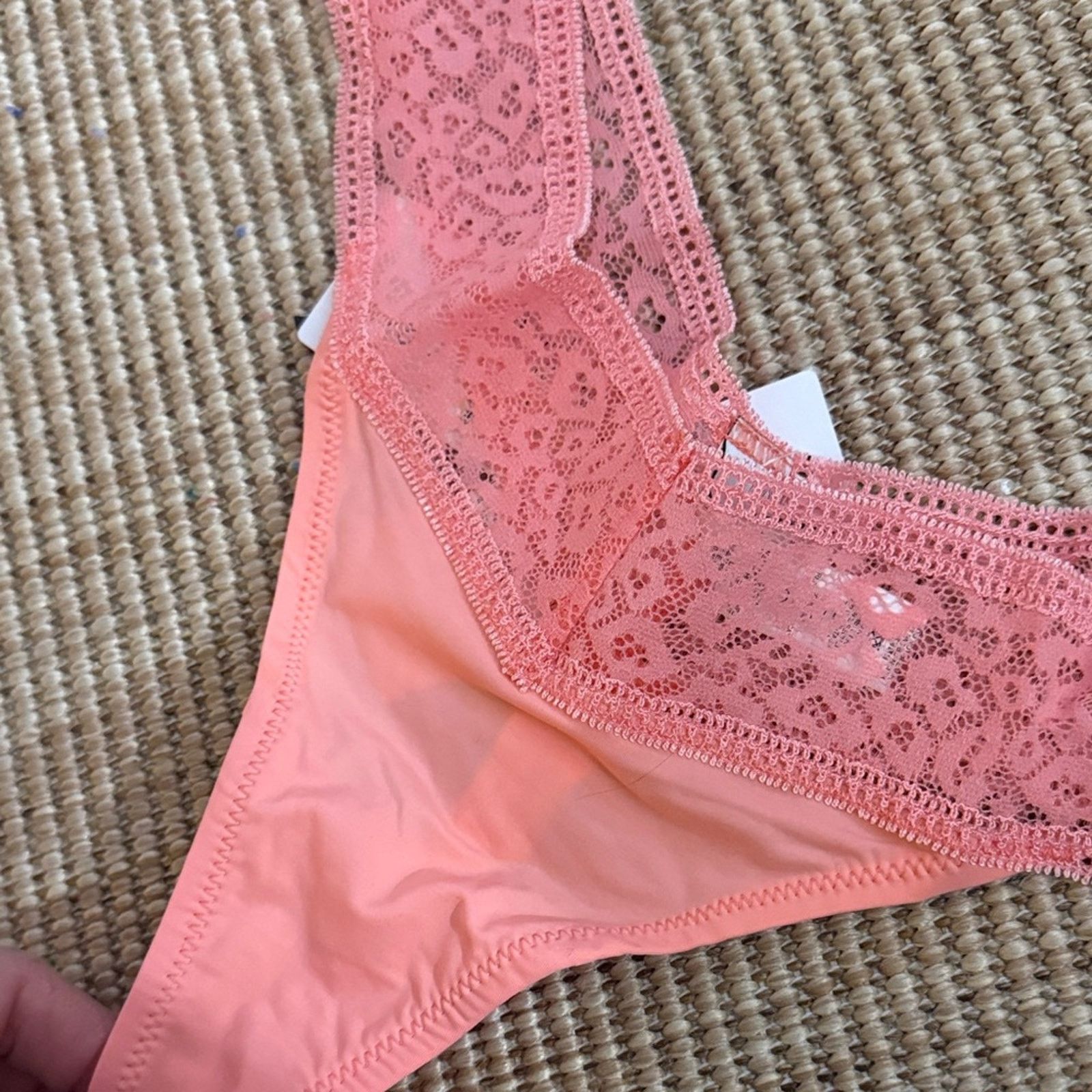La Perla NWT La Perla Coral Lace Trim Panty Women's Size M Size ONE SIZE - 4 Thumbnail