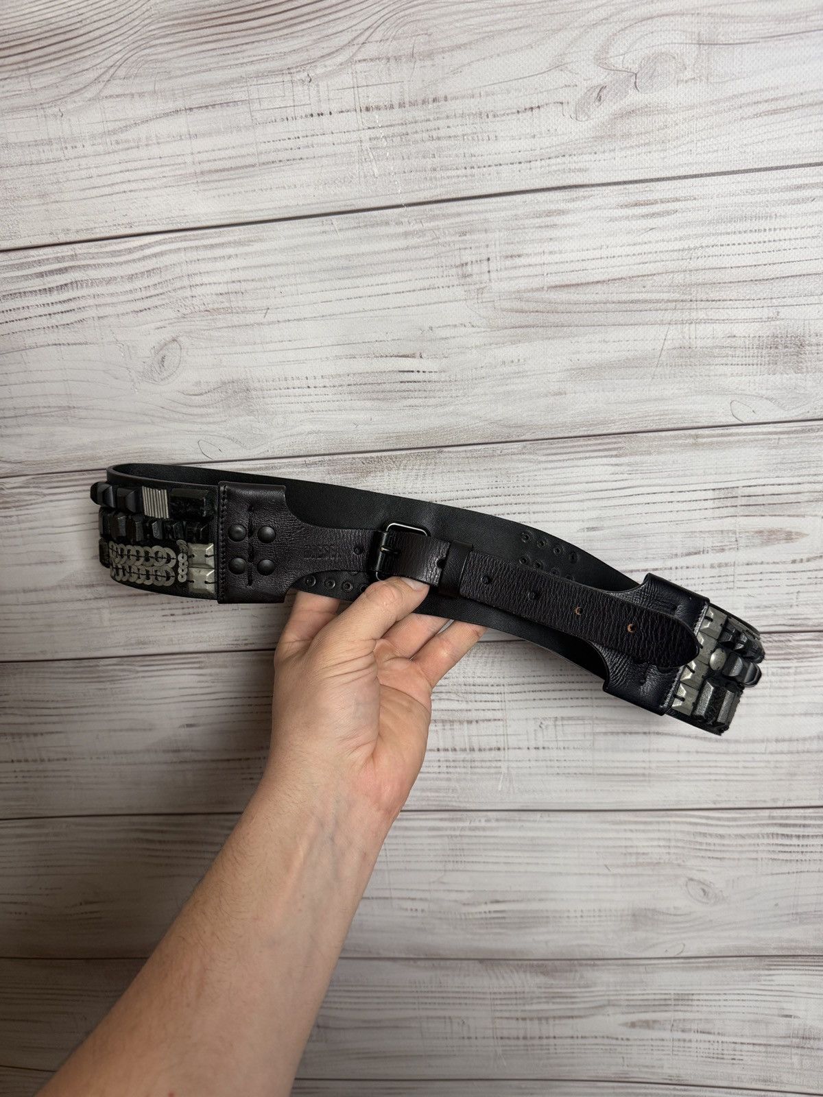 Diesel Vintage Diesel Belt Leather Avant Garde Y2K Style Size ONE SIZE - 18 Thumbnail