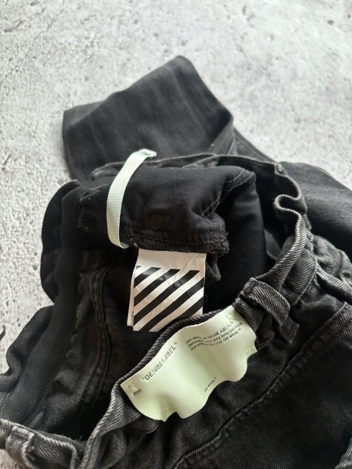 Off-White Off-white Black Denim Size US 29 - 9 Thumbnail