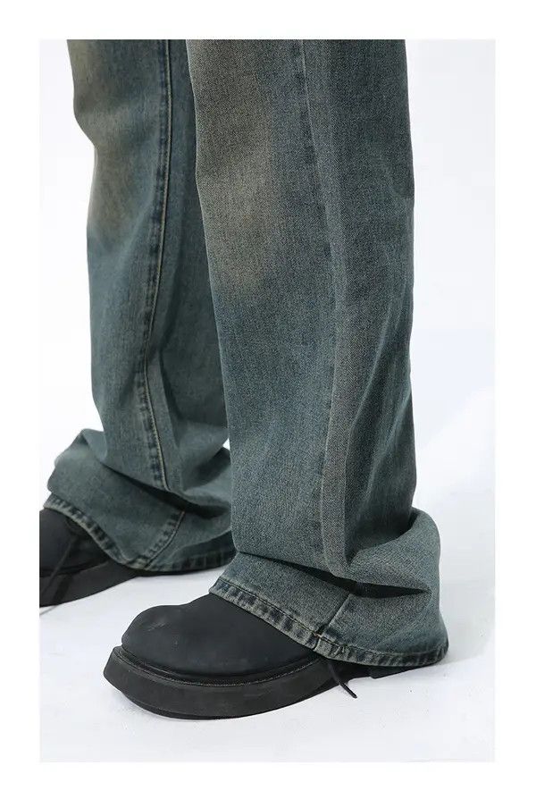 Japanese Brand Kotomi x Mako Distressed vintage flared washed jeans Size US 32 / EU 48 - 7 Thumbnail