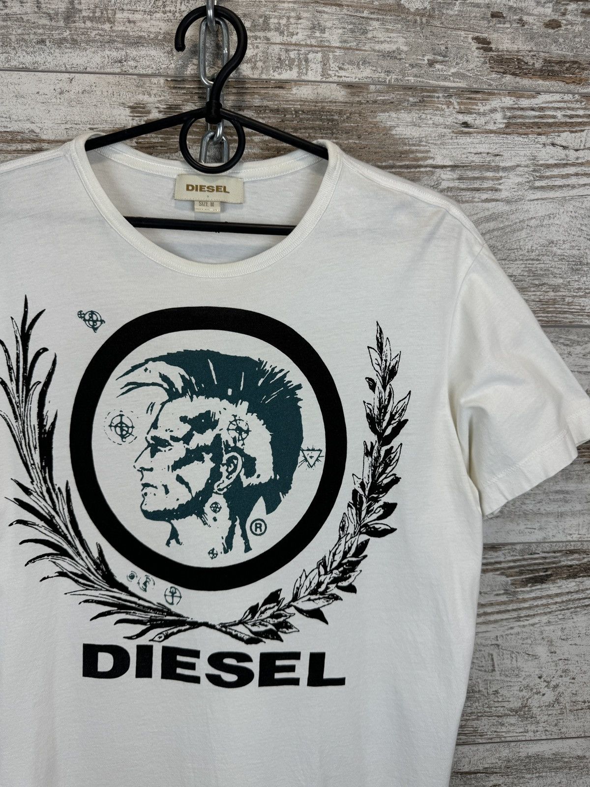 Diesel × Diesel Black Gold Mens Vintage Diesel T-shirt big logo tee y2k streetwear Size US M / EU 48-50 / 2 - 3 Thumbnail