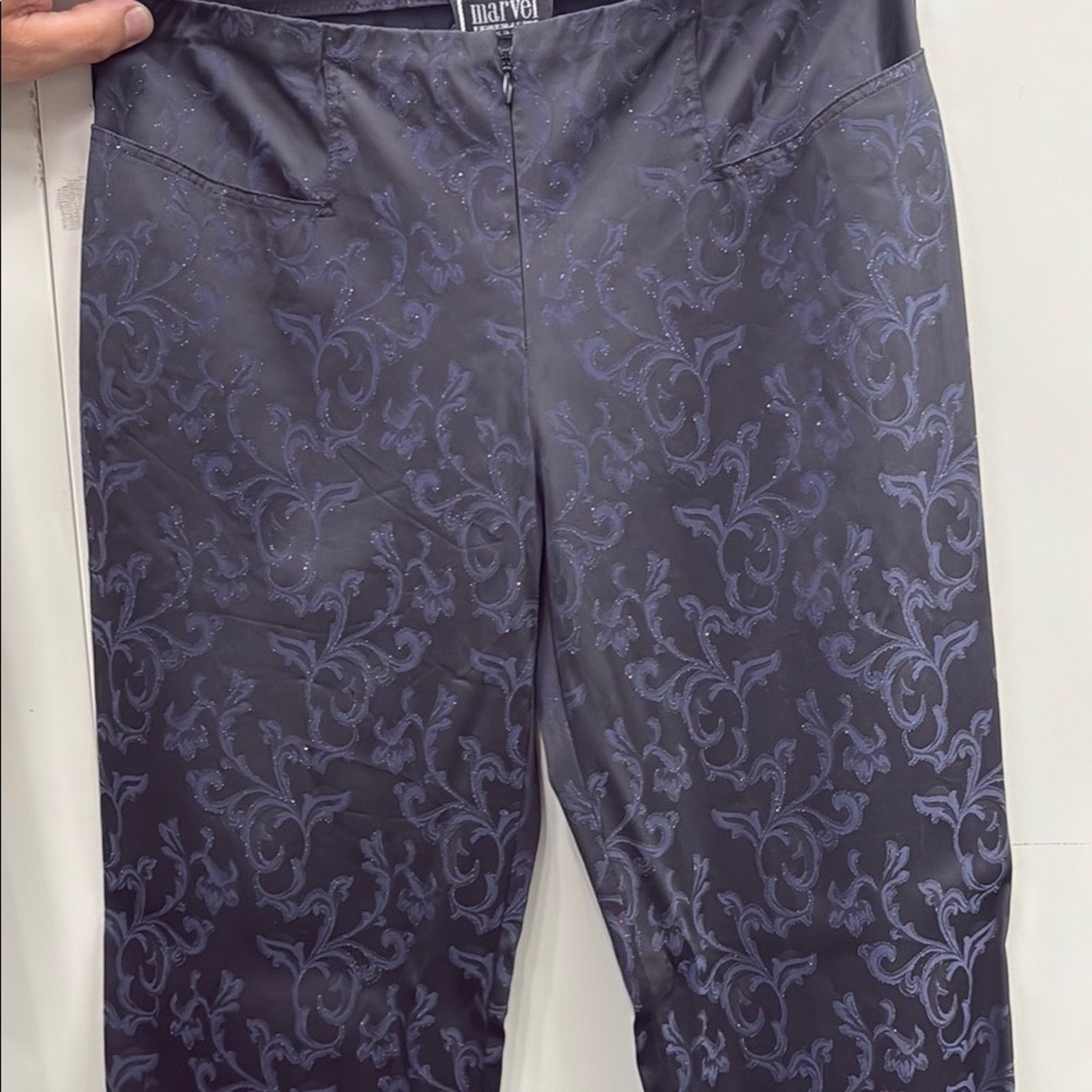 Other Marvel by La Perla Blue RARE Patterned Pants Size S Size 26" / US 2 / IT 38 - 5 Thumbnail