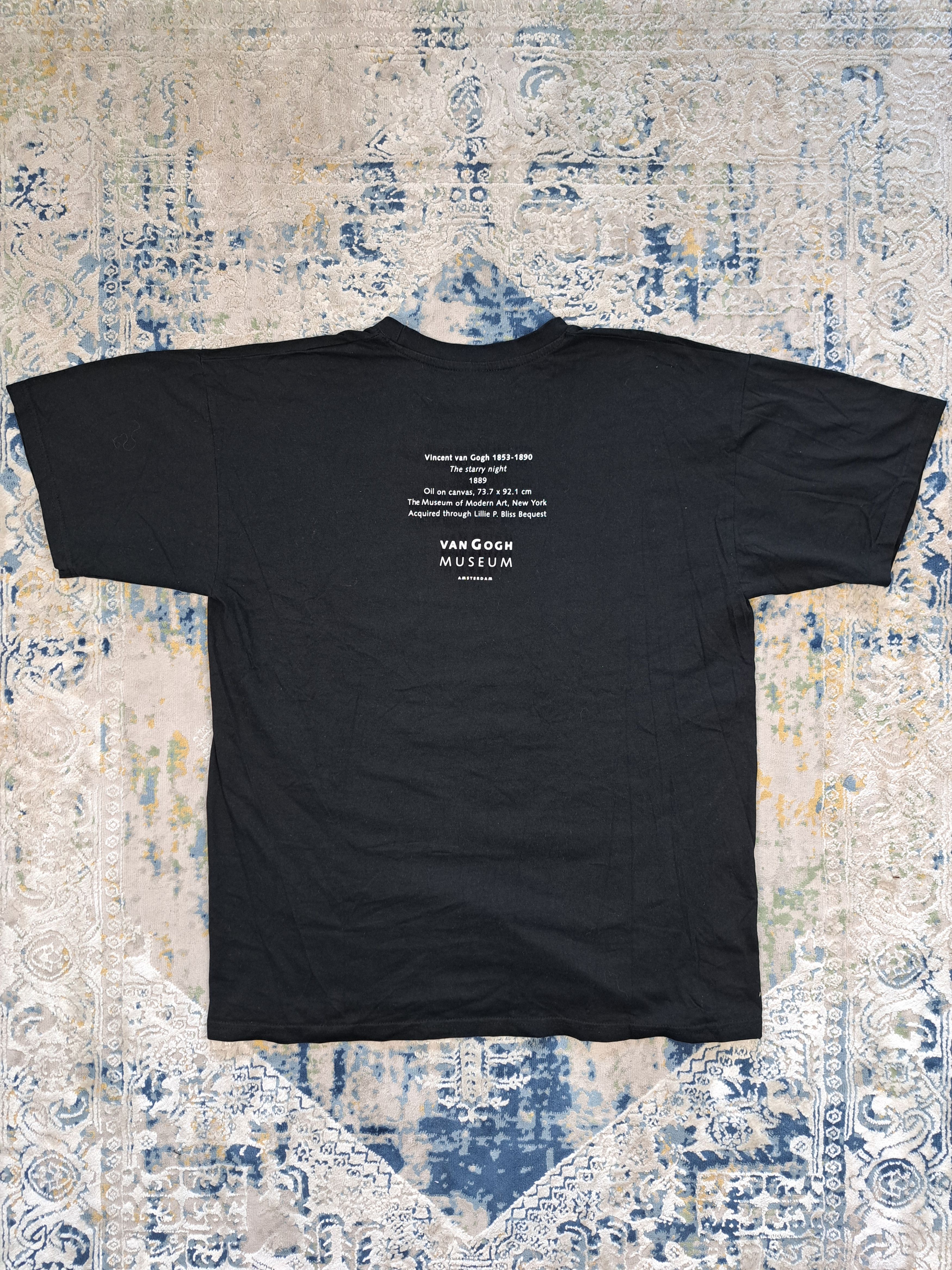 Vintage Vincent Van Gogh The Starry Night Art Tee Like MoMA Size US XL / EU 56 / 4 - 3 Thumbnail