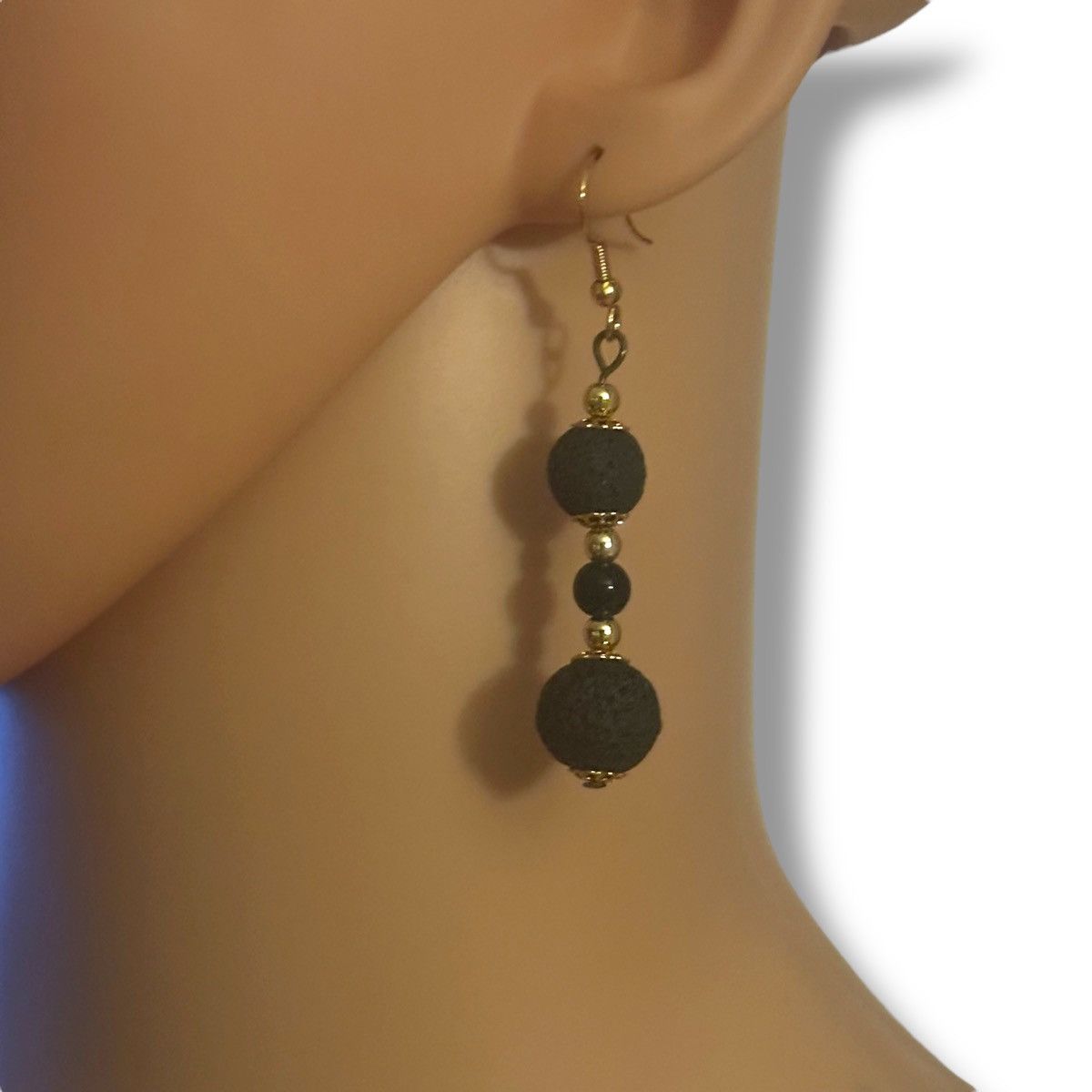 Other Lava stone dangle earrings Size ONE SIZE - 2 Thumbnail