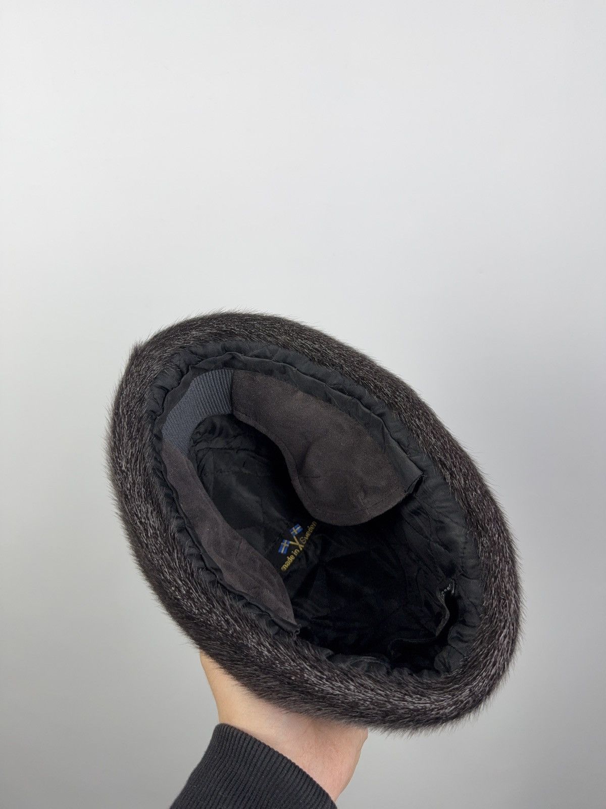 Japanese Brand Vintage Swedish Mink Fur Hat E. Fritsche Appenzell Wmns S-M Size ONE SIZE - 3 Thumbnail