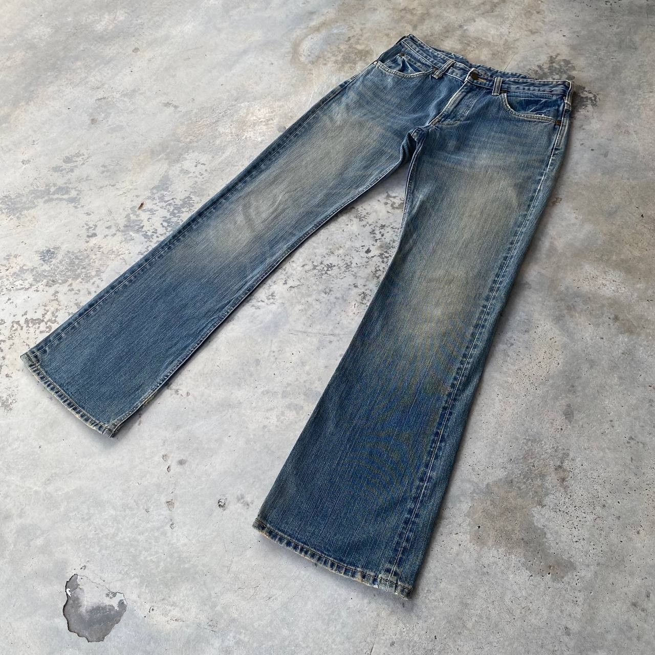 Wrangler VINTAGE WRANGLER 70s STYLE COWBOY BOOTCUT MUDWASH DENIM Size US 30 / EU 46 - 4 Thumbnail