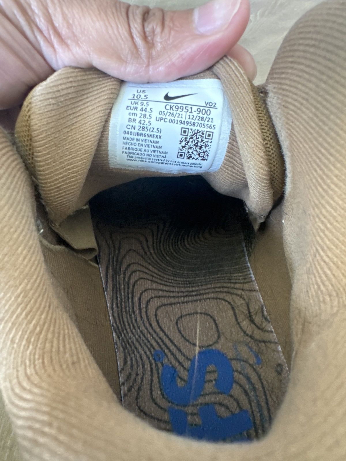 Nike Nike React SFB Carbon SFS Series - Size 10.5 - Coyote Size US 10.5 / EU 43-44 - 6 Thumbnail