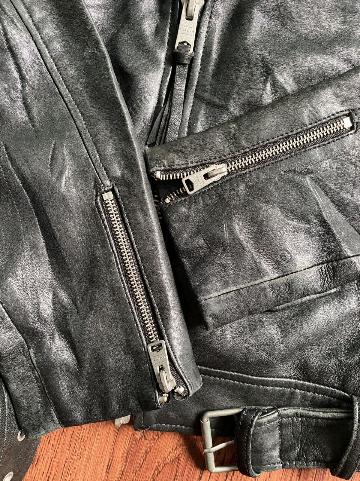 Allsaints Allsaints Kodey Bikers Leather Jacket Size US M / EU 48-50 / 2 - 7 Thumbnail
