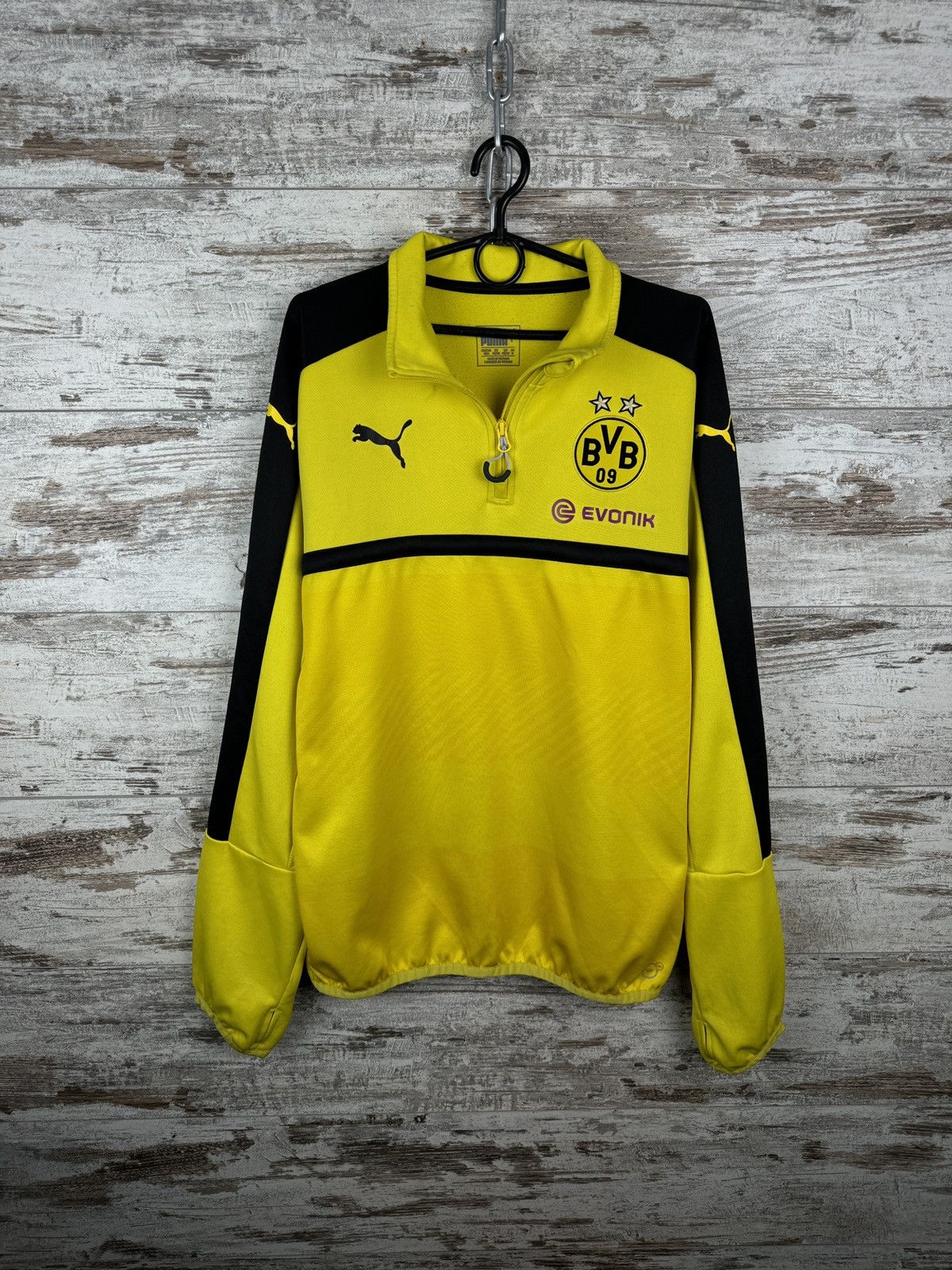 Puma Mens Vintage Puma Borussia Dortmund sweatshirt soccer jersey Size US M / EU 48-50 / 2 - 1 Thumbnail