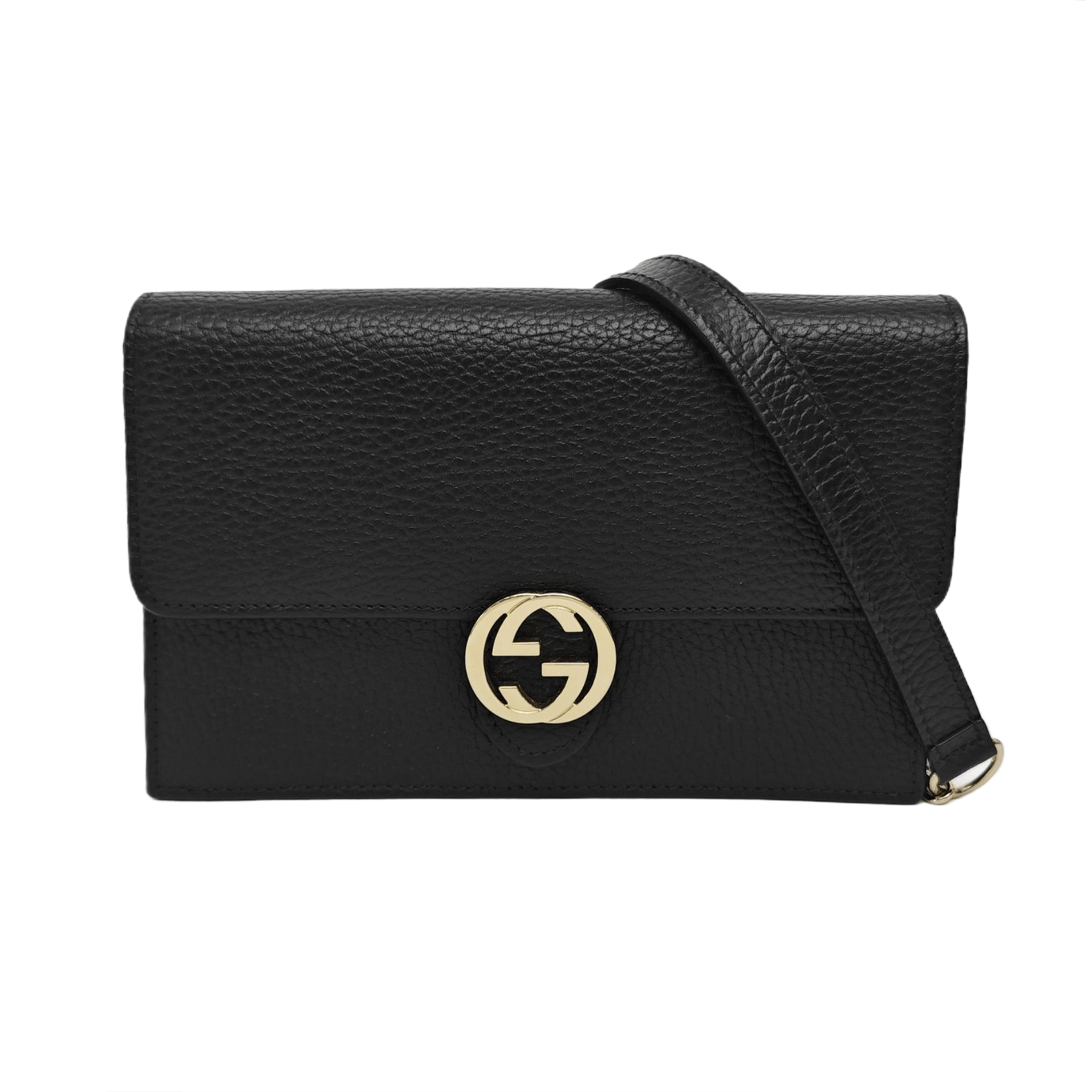Gucci Gucci Interlocking G Leather Crossbody Bag Size ONE SIZE - 1 Thumbnail