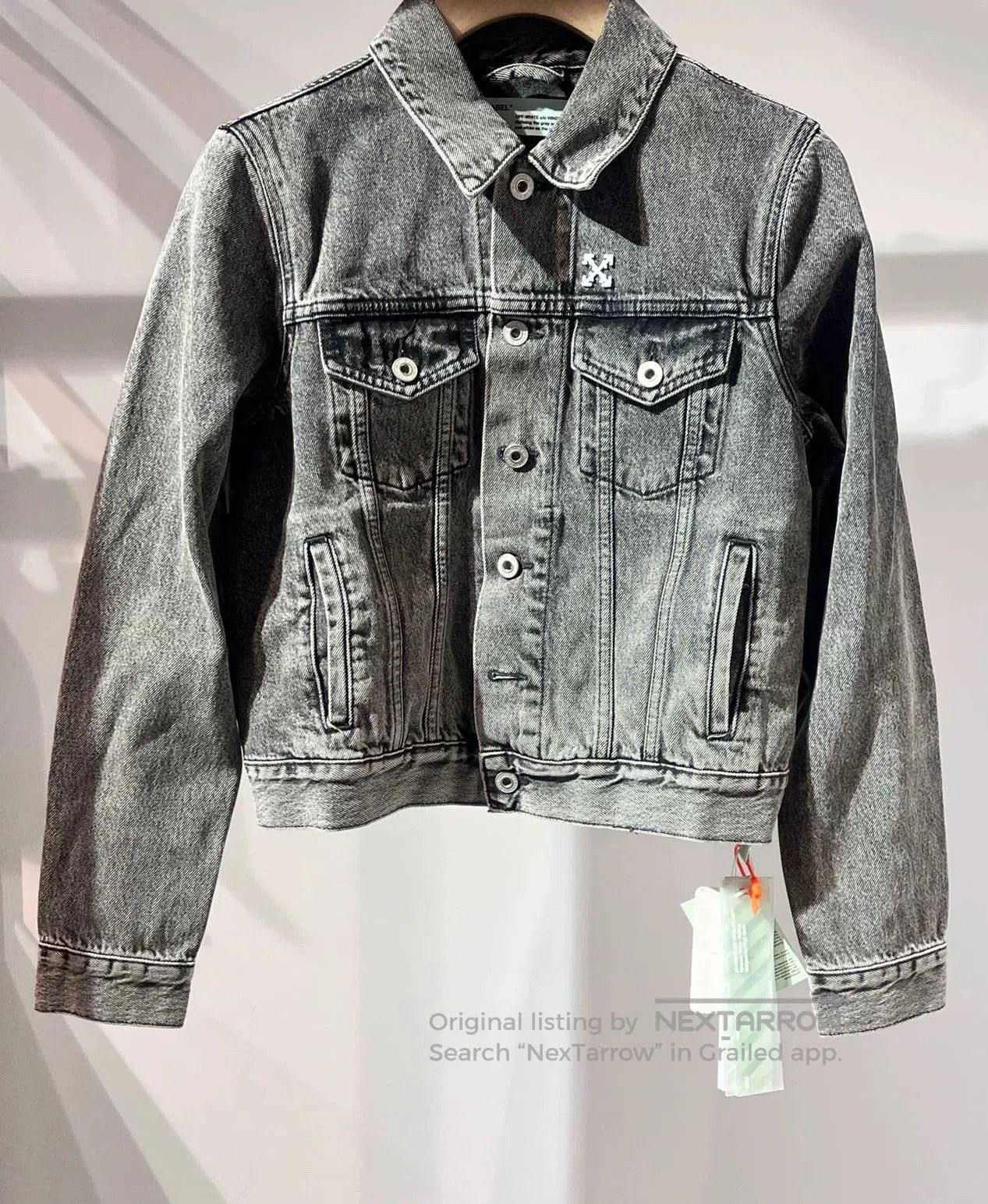 Off-White Off-White Women's Denim Jacket High Street Style. Size S / US 4 / IT 40 - 2 Thumbnail