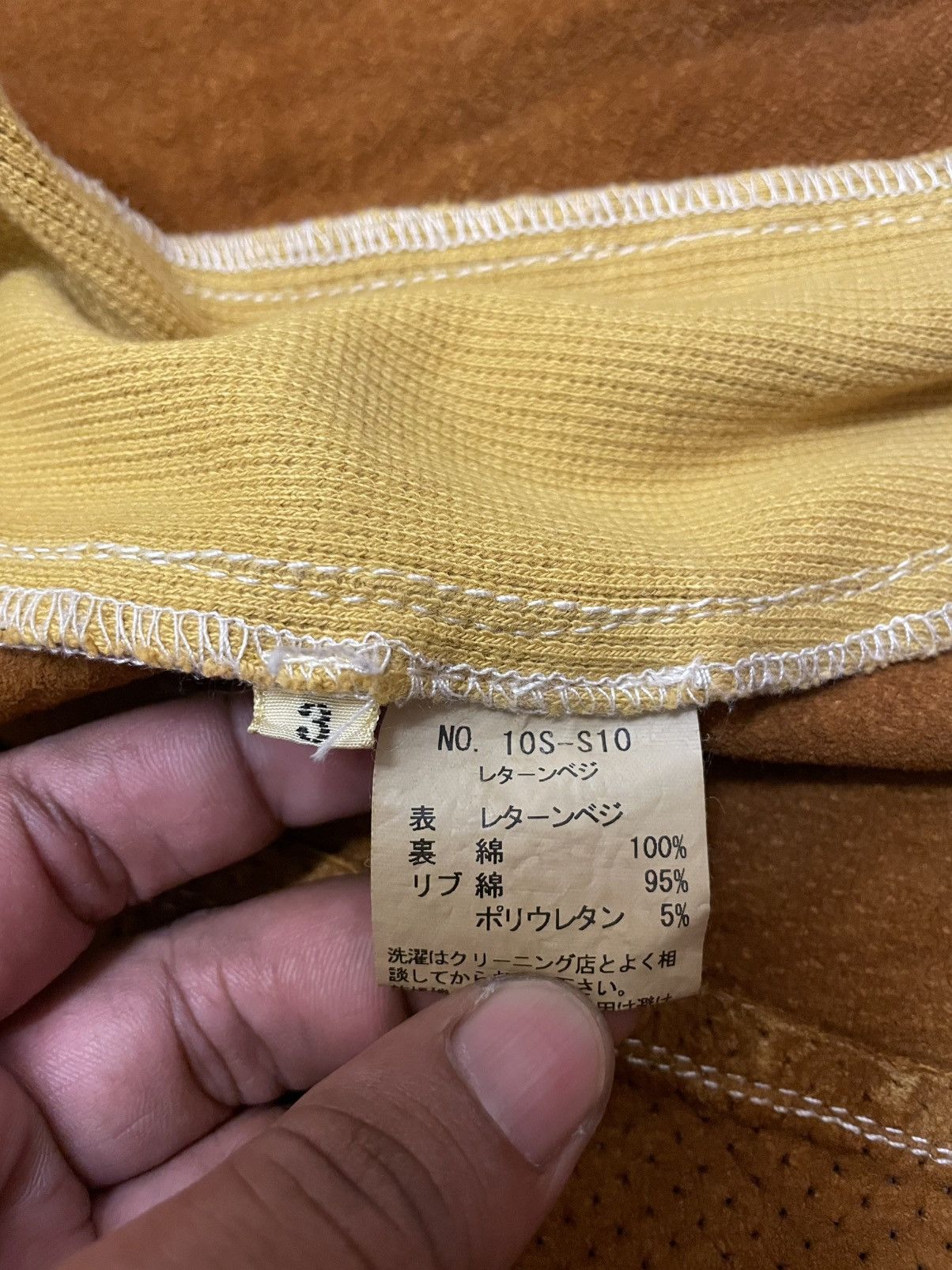 Japanese Brand Kyoji Maruyama Cowhide Leather Mesh Hybrid Jacket Size US M / EU 48-50 / 2 - 12 Thumbnail