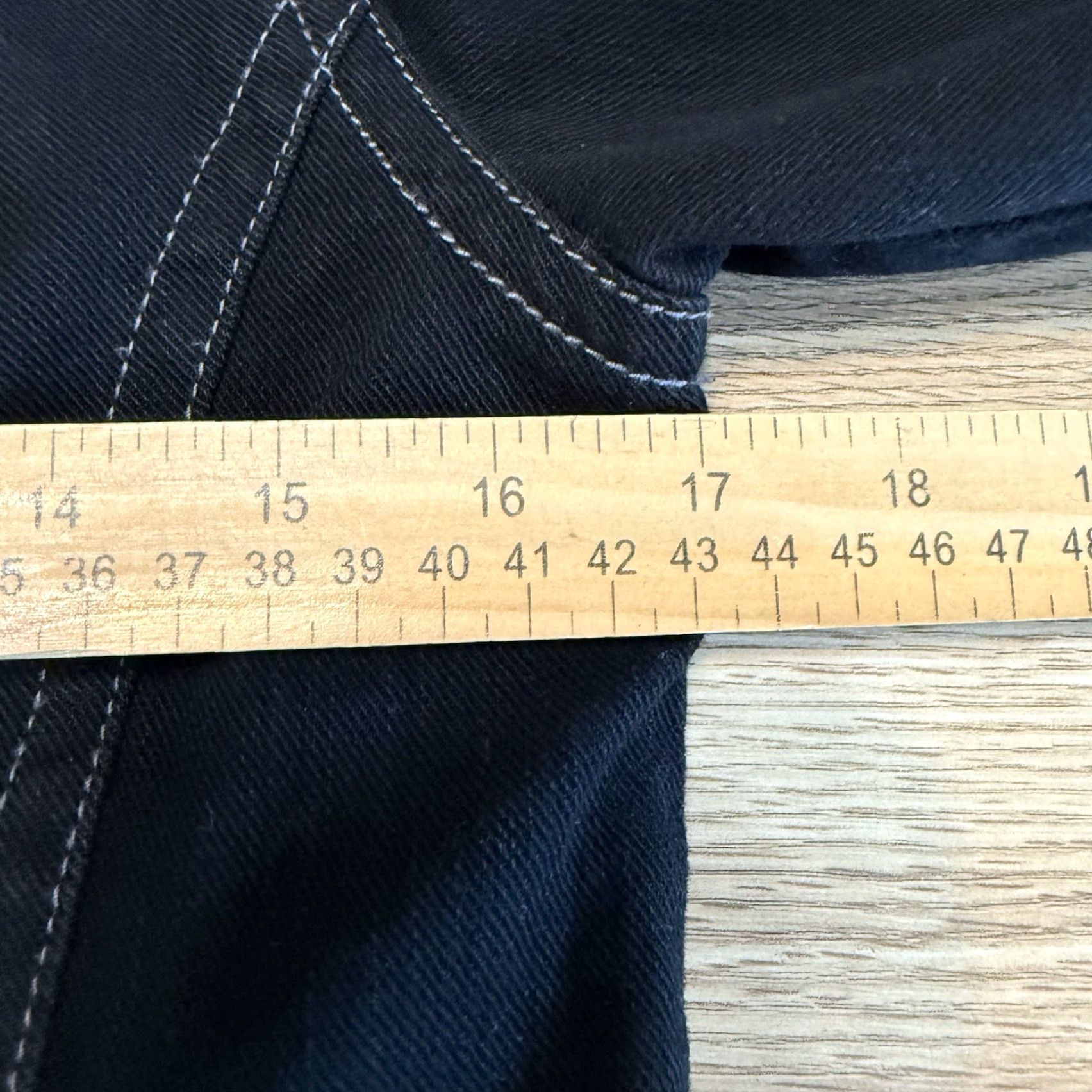 Vintage VINTAGE Chico's Jeans Pants Women’s 0.5 Black Bootcut Matching Jacket 0 Set - Kid? Size 25" / US 0 / IT 36 - 6 Thumbnail