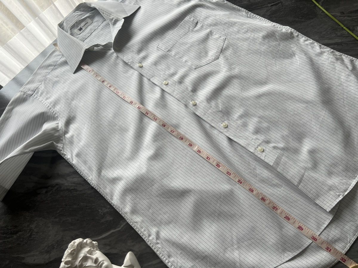 Issey Miyake Issey Miyake : Shirt Button Ups Stripe Pattern Thick Fabric Size US L / EU 52-54 / 3 - 12 Thumbnail