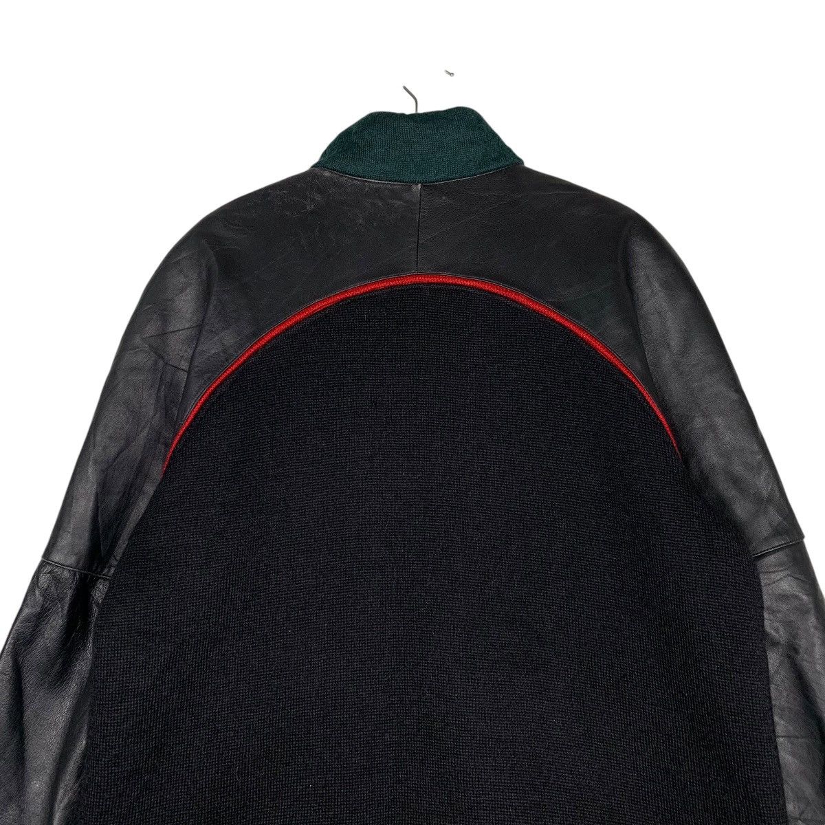Japanese Brand Kevu Classics Picasso Style Design Mohair Leather Jacket Size US M / EU 48-50 / 2 - 8 Thumbnail