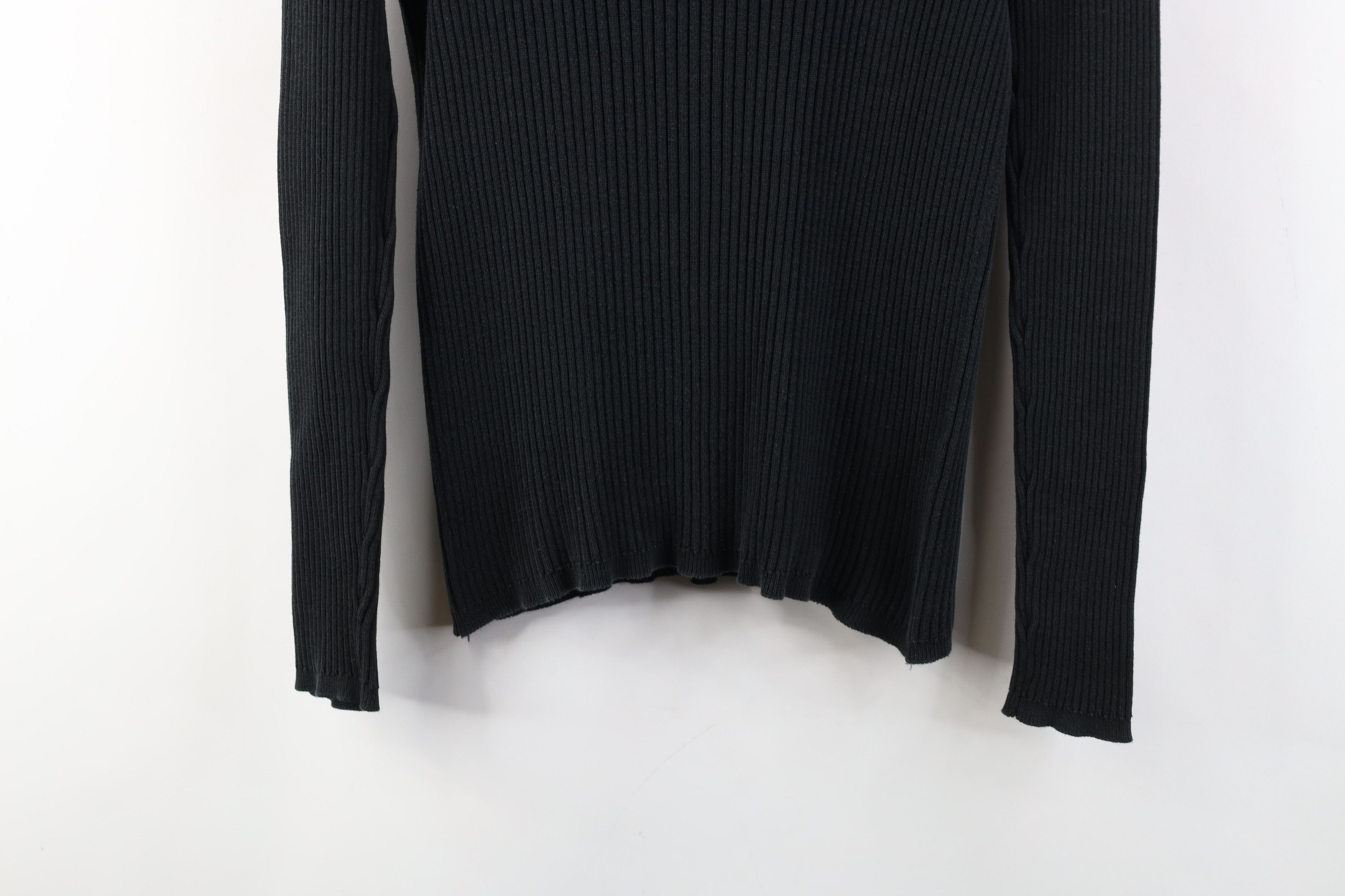 Vintage Vintage 90s Y2K Babydoll Knit Stretch Mock Neck Sweater Size XL / US 12-14 / IT 48-50 - 10 Thumbnail