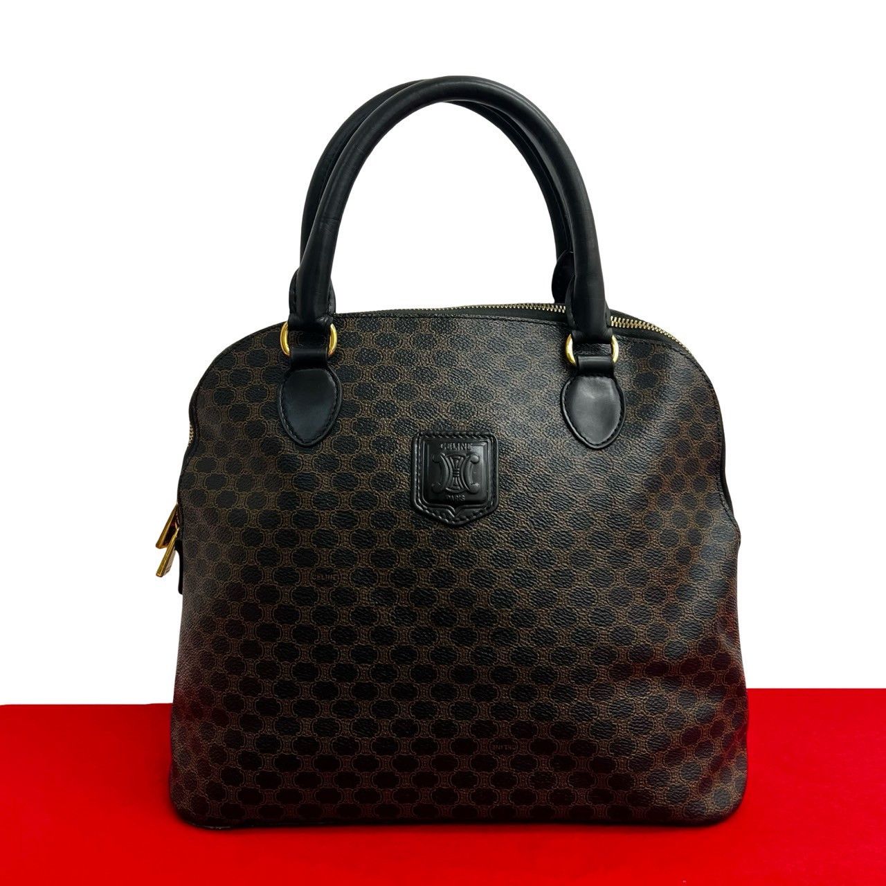 Celine Celine Celine Macadam Blazon Leather Handbag Leather Tote Bag DUTY FREE for USA Size ONE SIZE - 1 Thumbnail